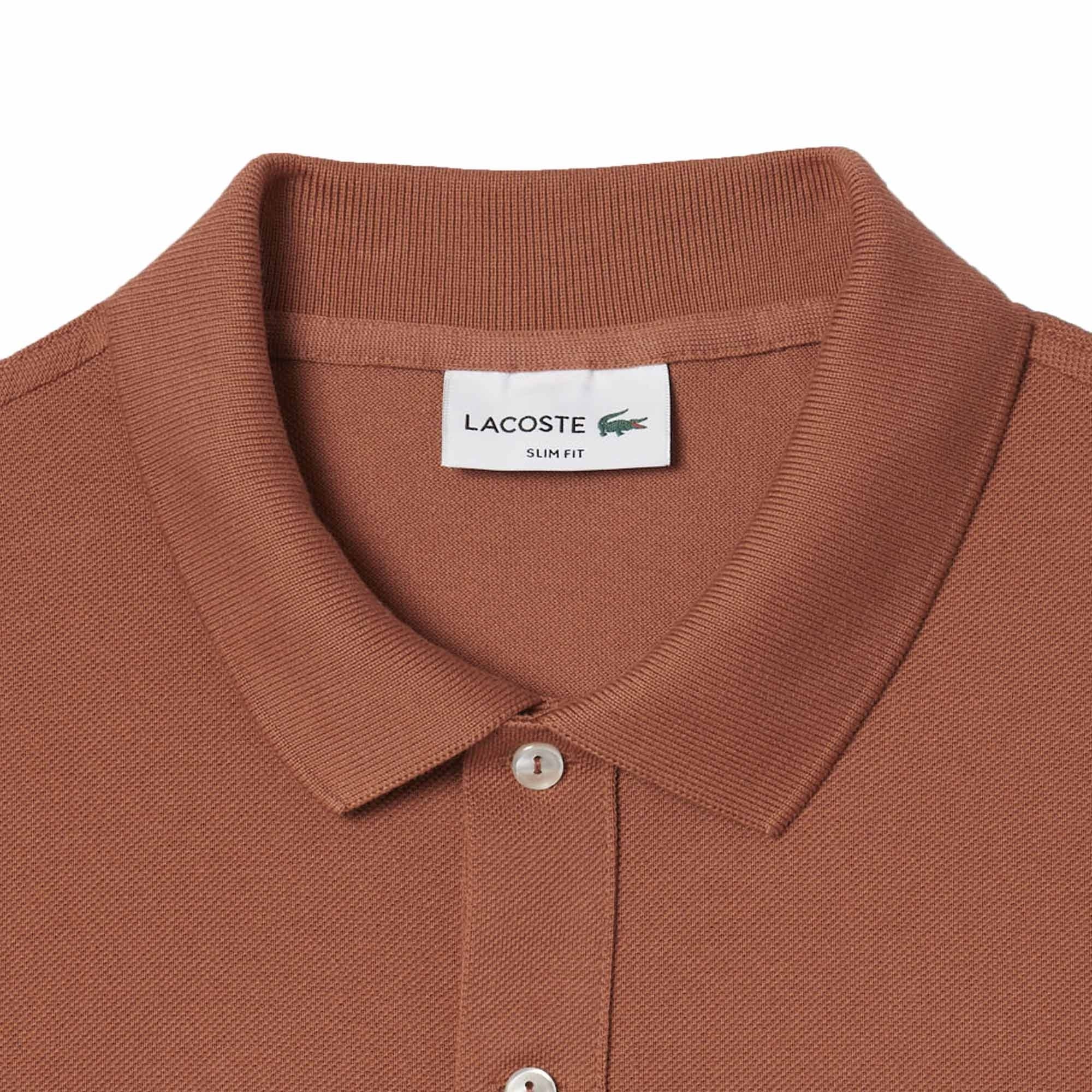 Lacoste Classic Pique Polo Shirt - Terracotta Brown