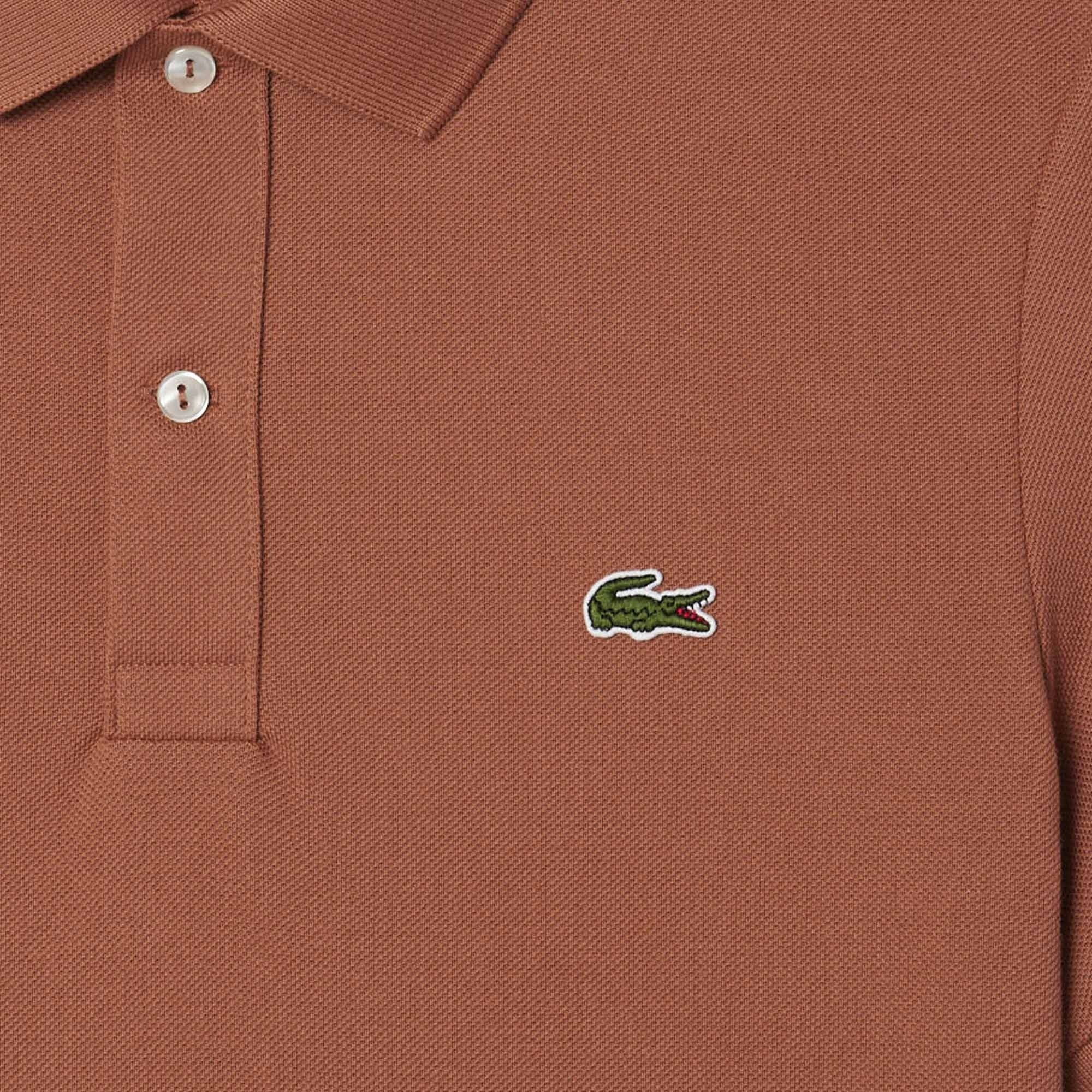 Lacoste Classic Pique Polo Shirt - Terracotta Brown