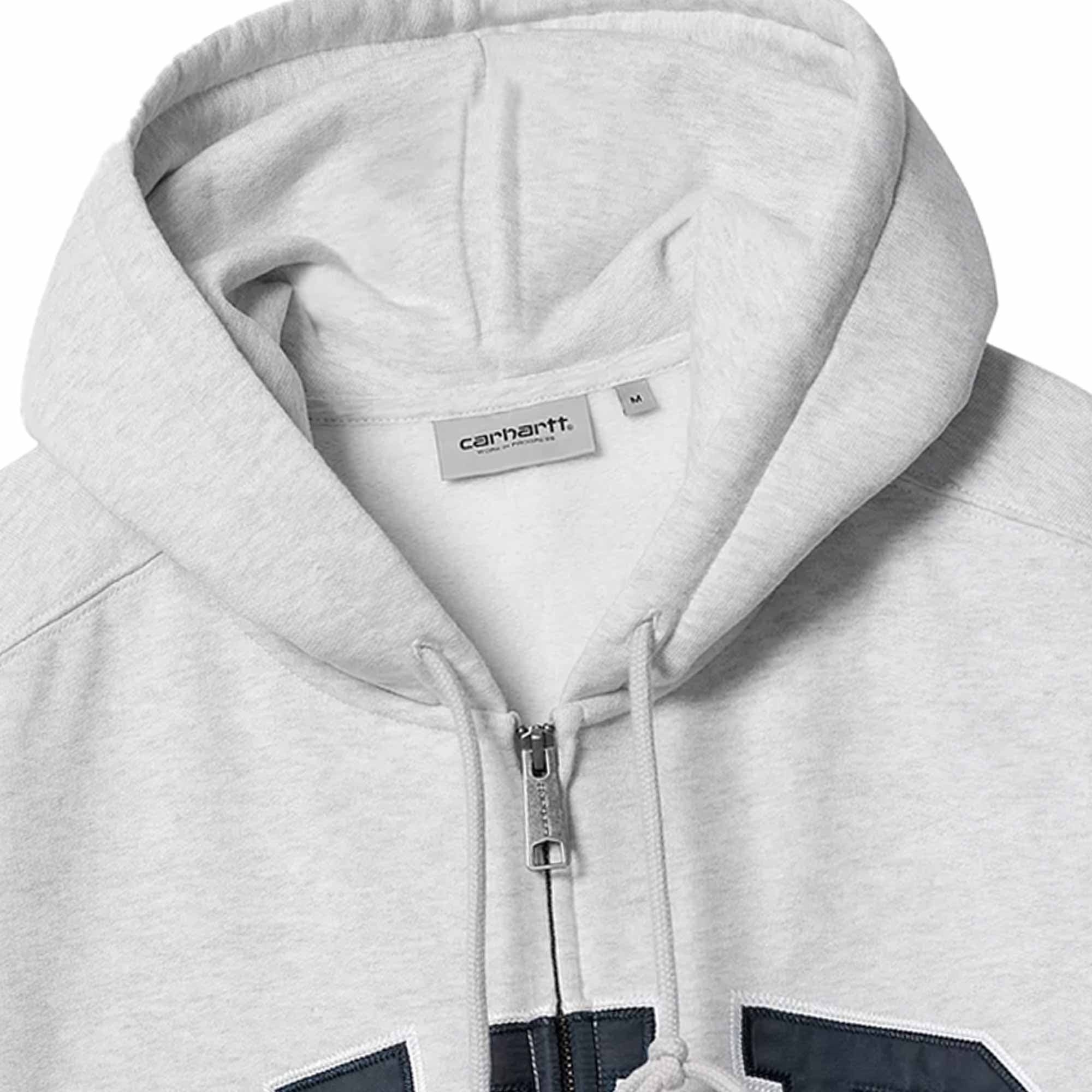 Carhartt WIP Hooded WIP Sweat Jacket - Ash