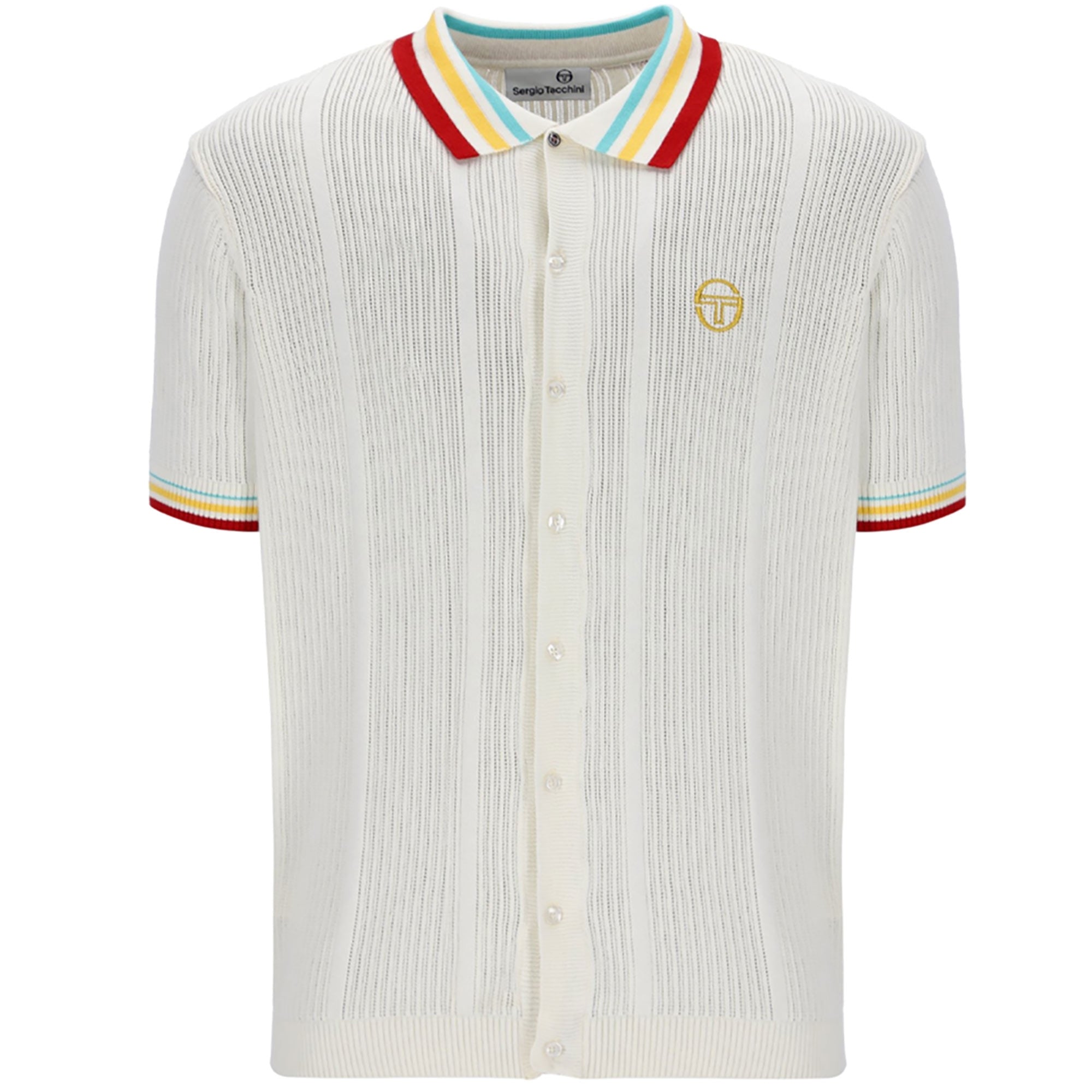 Sergio Tacchini Slice Polo Shirt - Gardenia