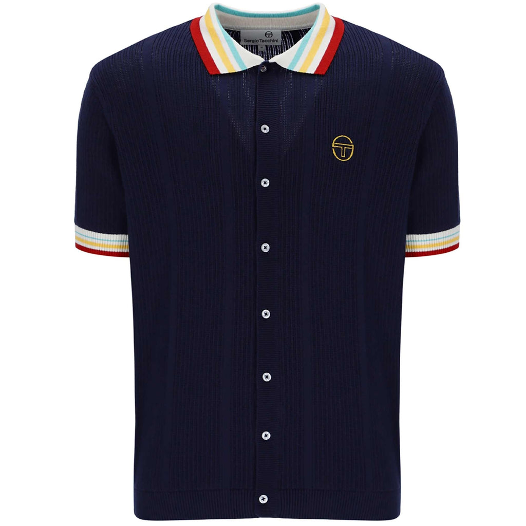 Sergio Tacchini Slice Polo Shirt - Maritime Blue