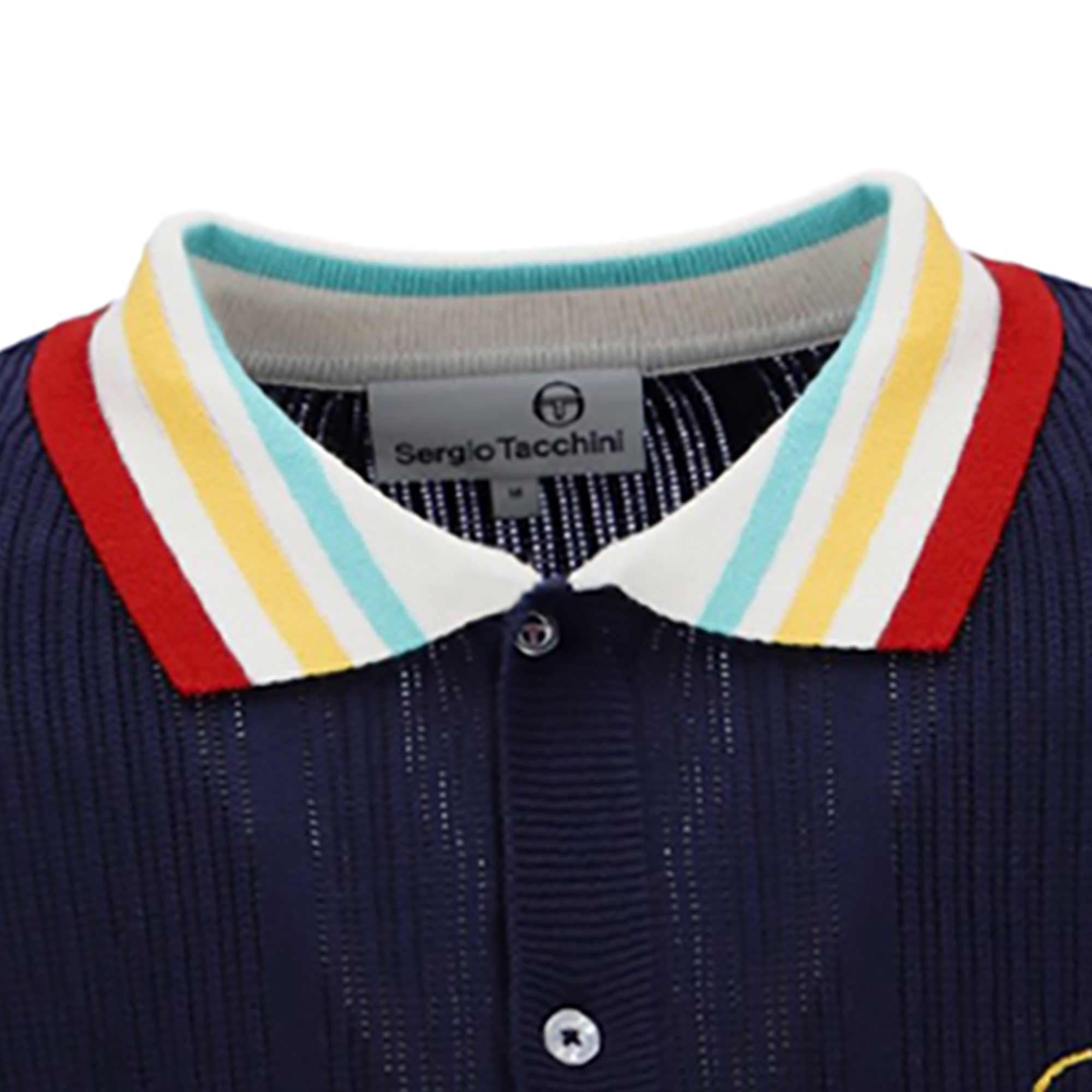 Sergio Tacchini Slice Polo Shirt - Maritime Blue