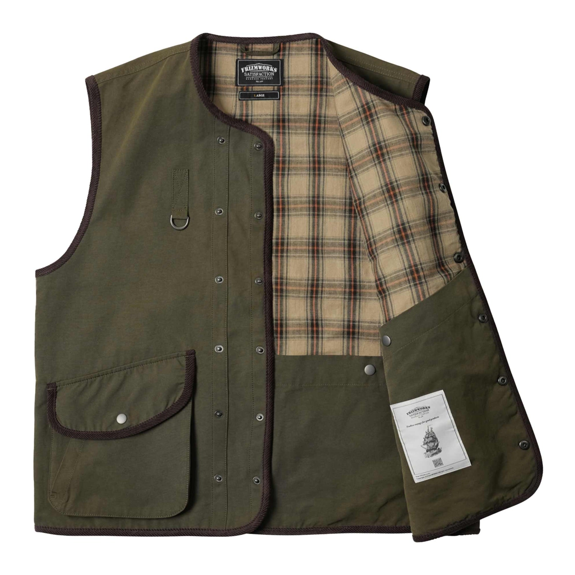 Heritage Hunting Vest - Olive