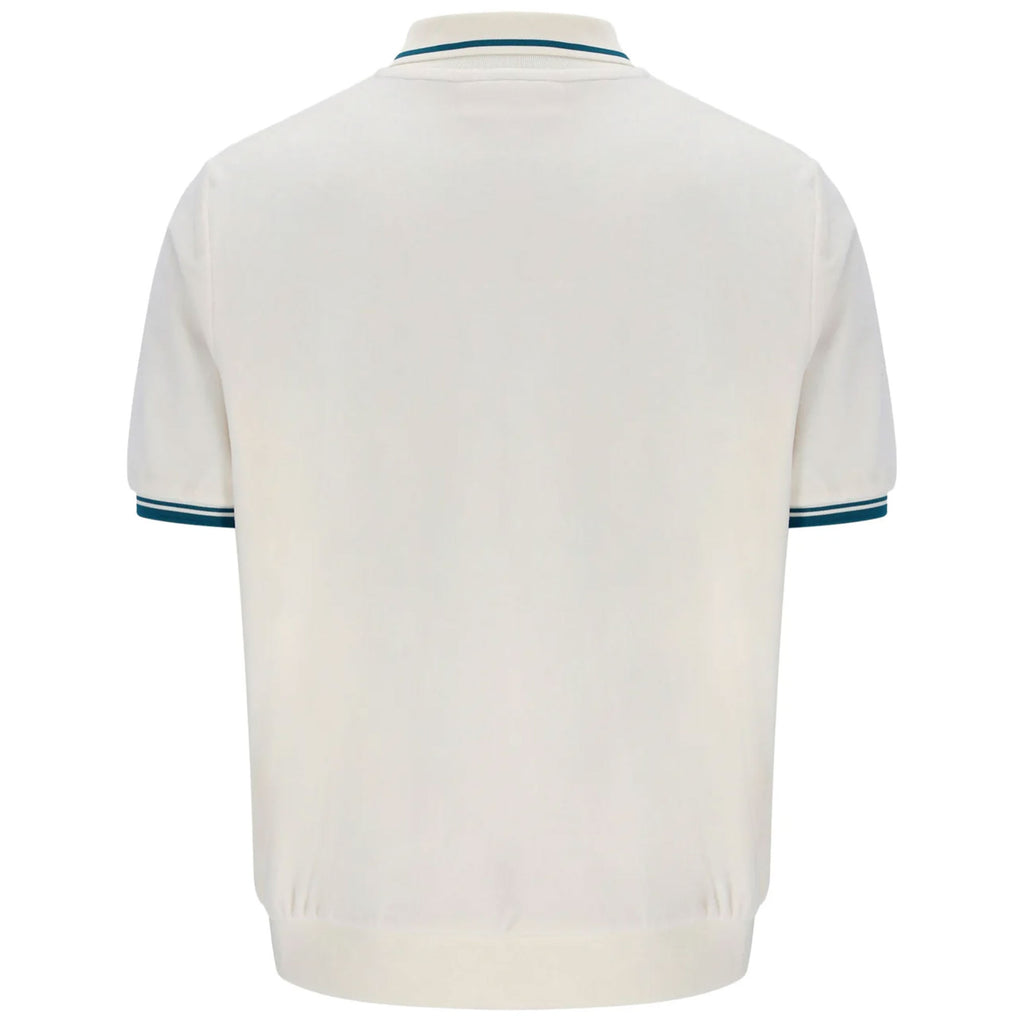 Fila Vintage Terry Velour Polo - Gardenia