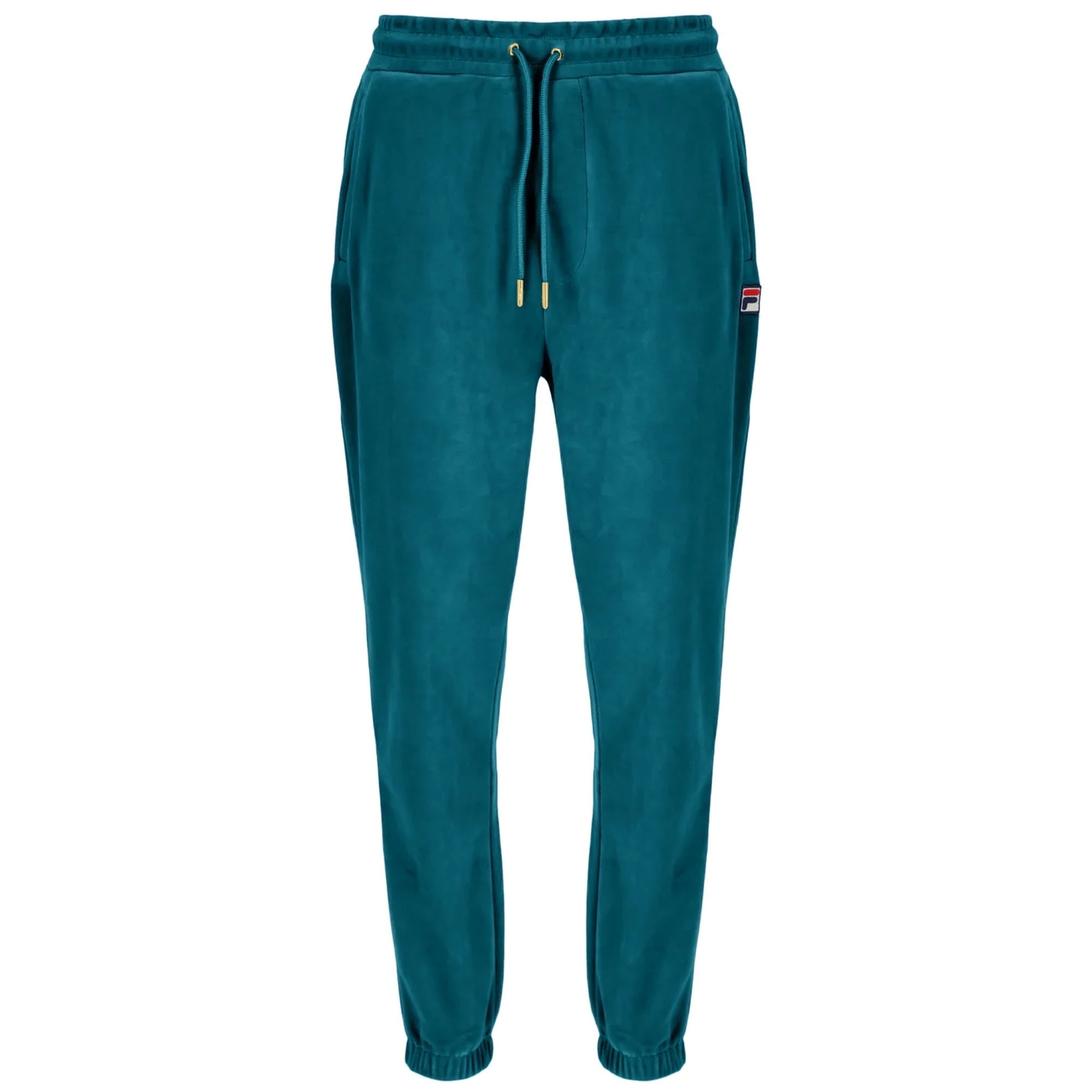 Fila Vintage Eddie Velour Track Pants - Deep Lagoon