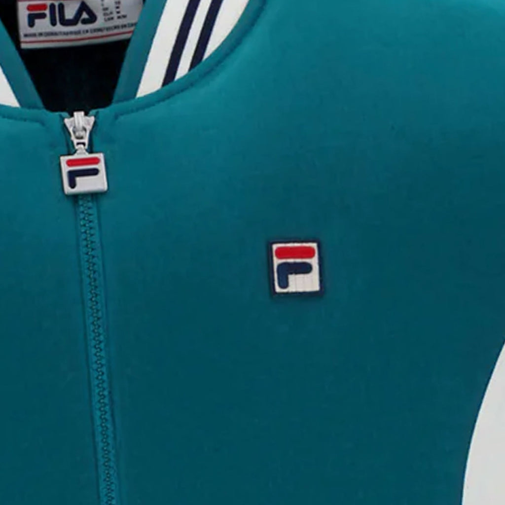 Fila Vintage Settanta Baseball Track Jacket - Deep Lagoon