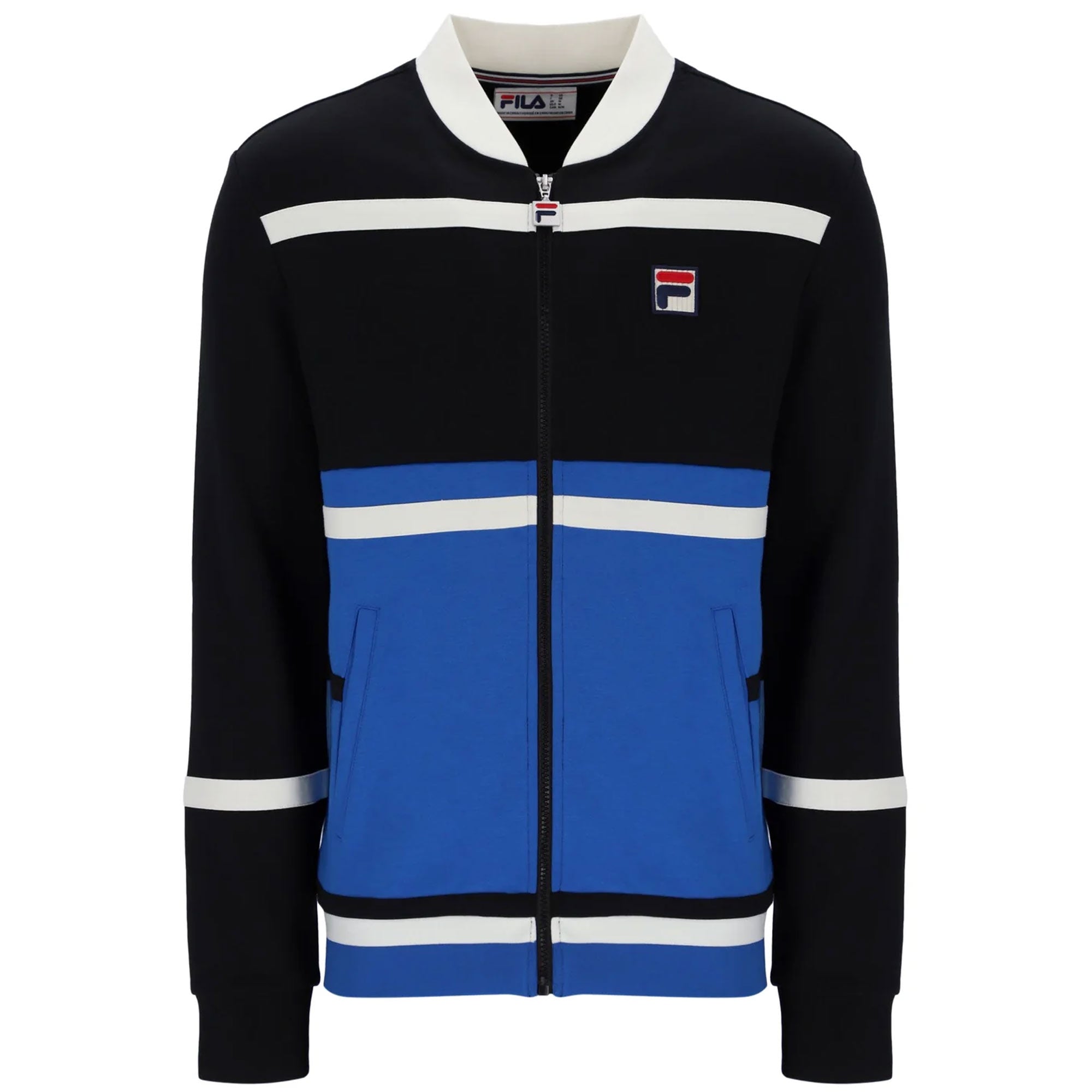 Fila Vintage Stefan Archive Cut And Sew Track Jacket - Black