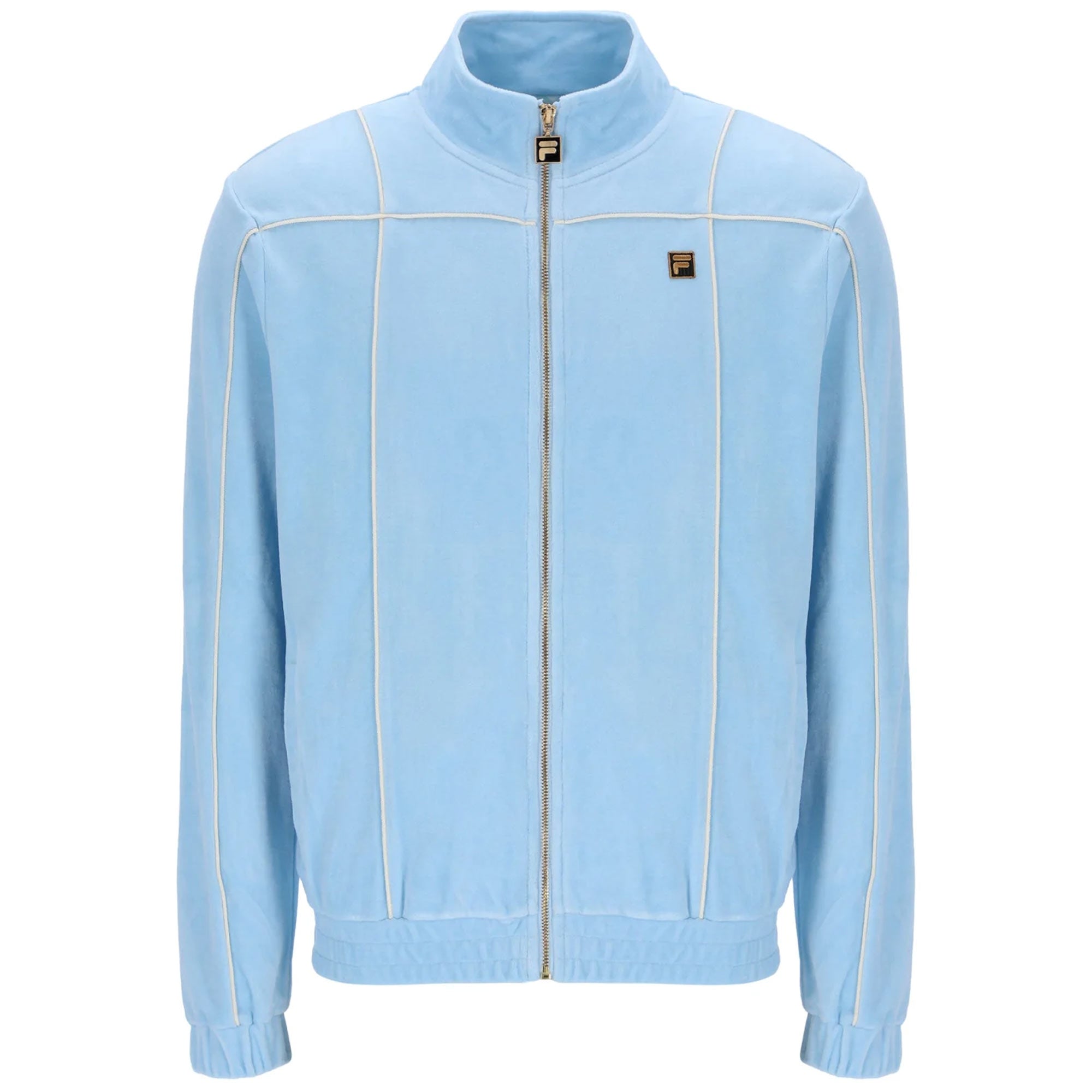 Fila Vintage Nichols Velour Track Top - Summer Blue