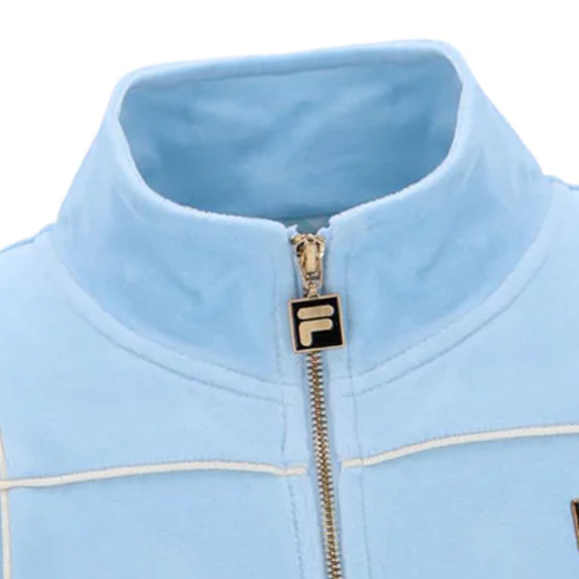 Fila Vintage Nichols Velour Track Top - Summer Blue
