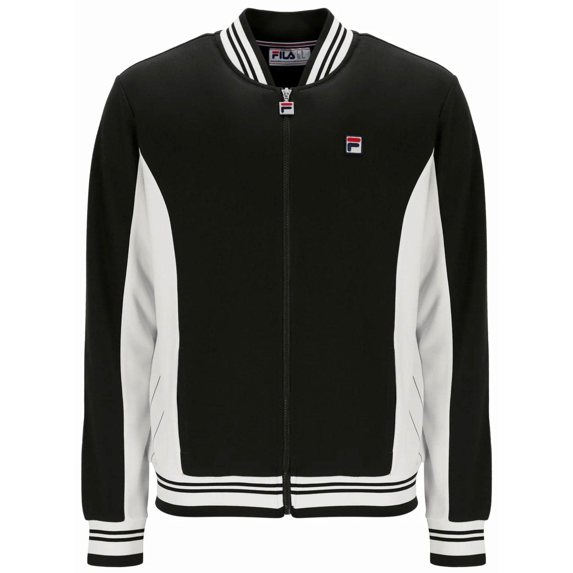 Fila Vintage Settanta Baseball Track Jacket - Black