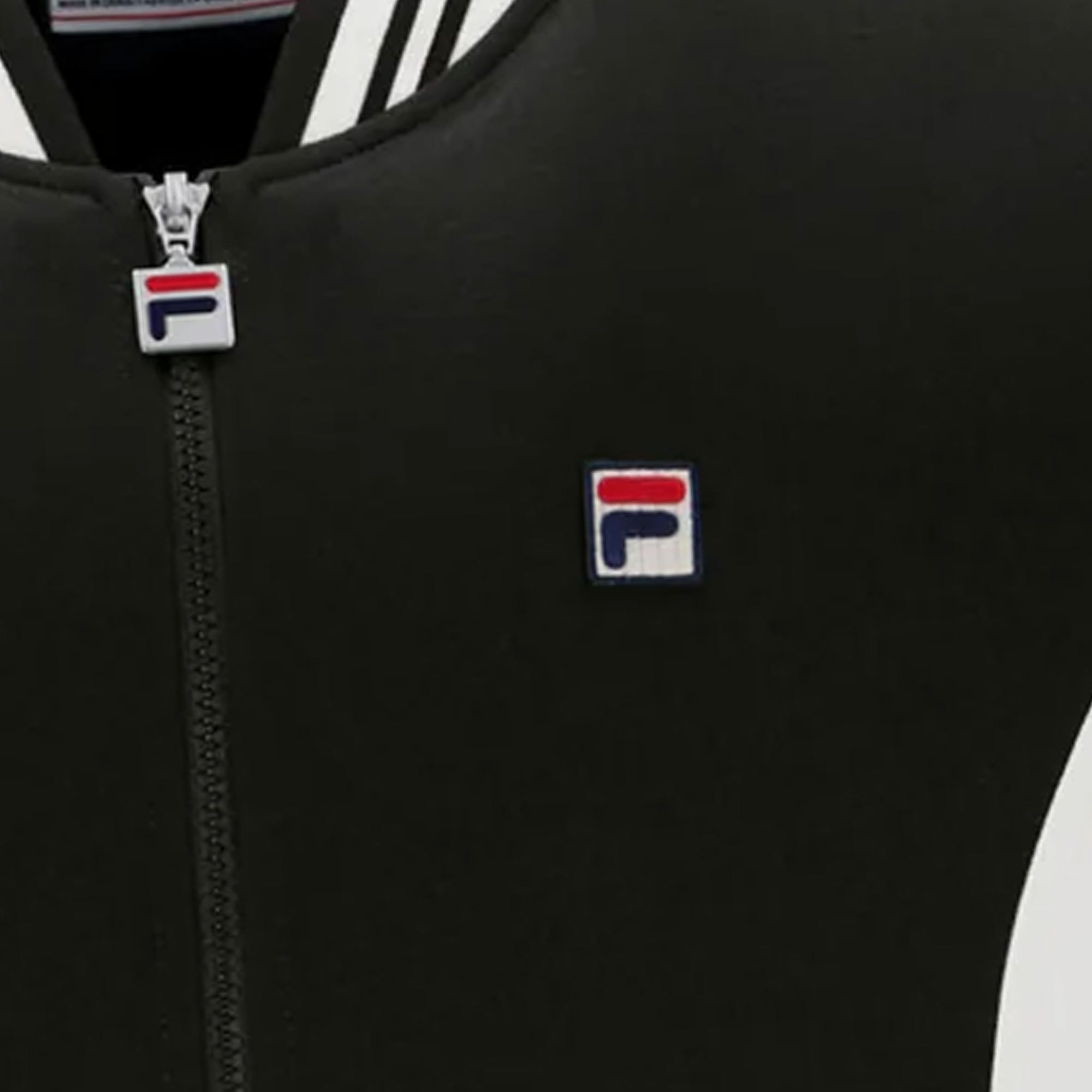 Fila Vintage Settanta Baseball Track Jacket - Black