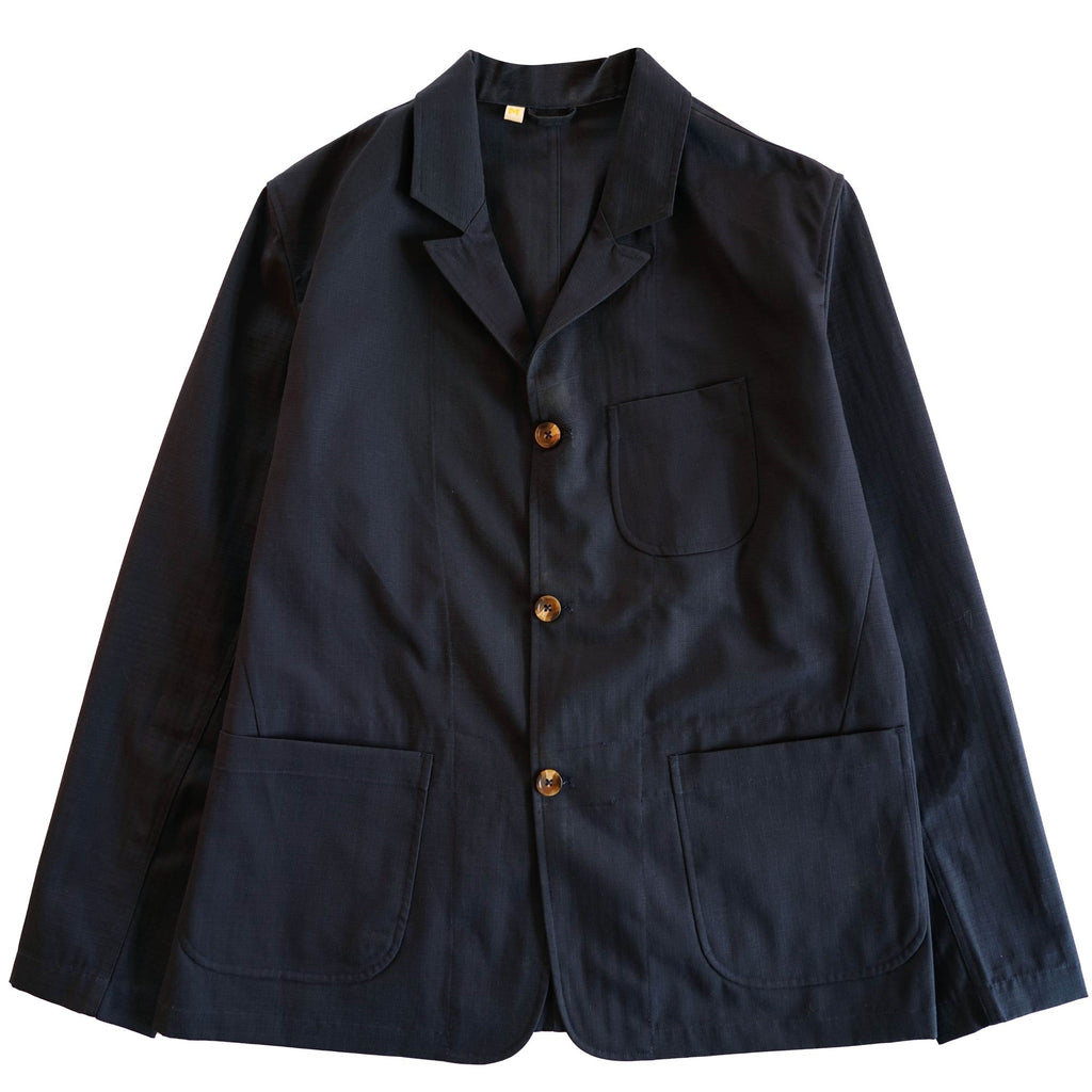 Real Hoxton Ripstop Engineer Jacket - Navy