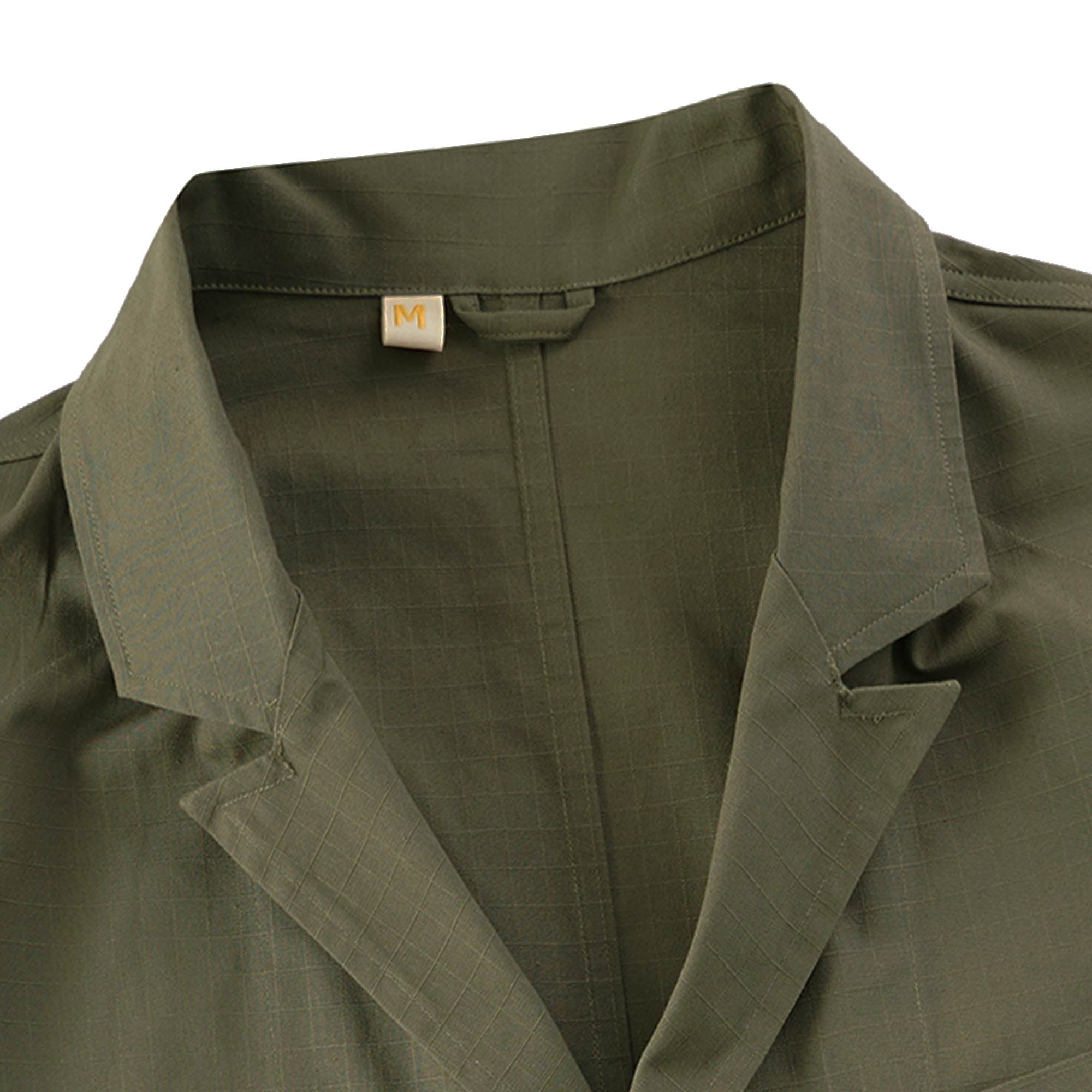 Ripstop Engineer Jacket - Khaki Green