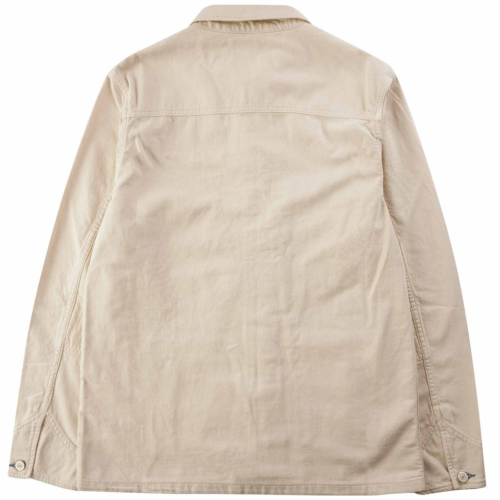 Paul Smith Cotton-Linen 'Broad Stripe Zebra' Work Jacket - Ice White