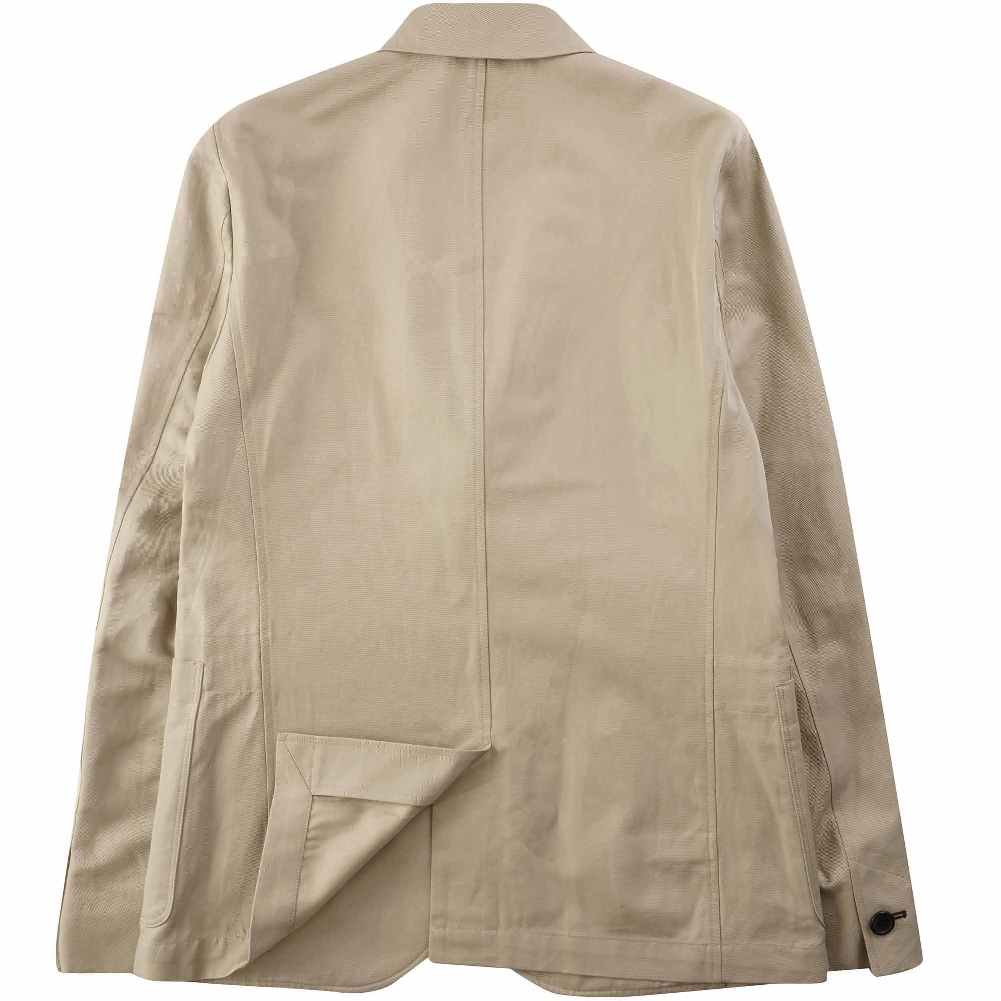 Paul Smith Cotton-Linen Twill Patch-Pocket Blazer - Beige