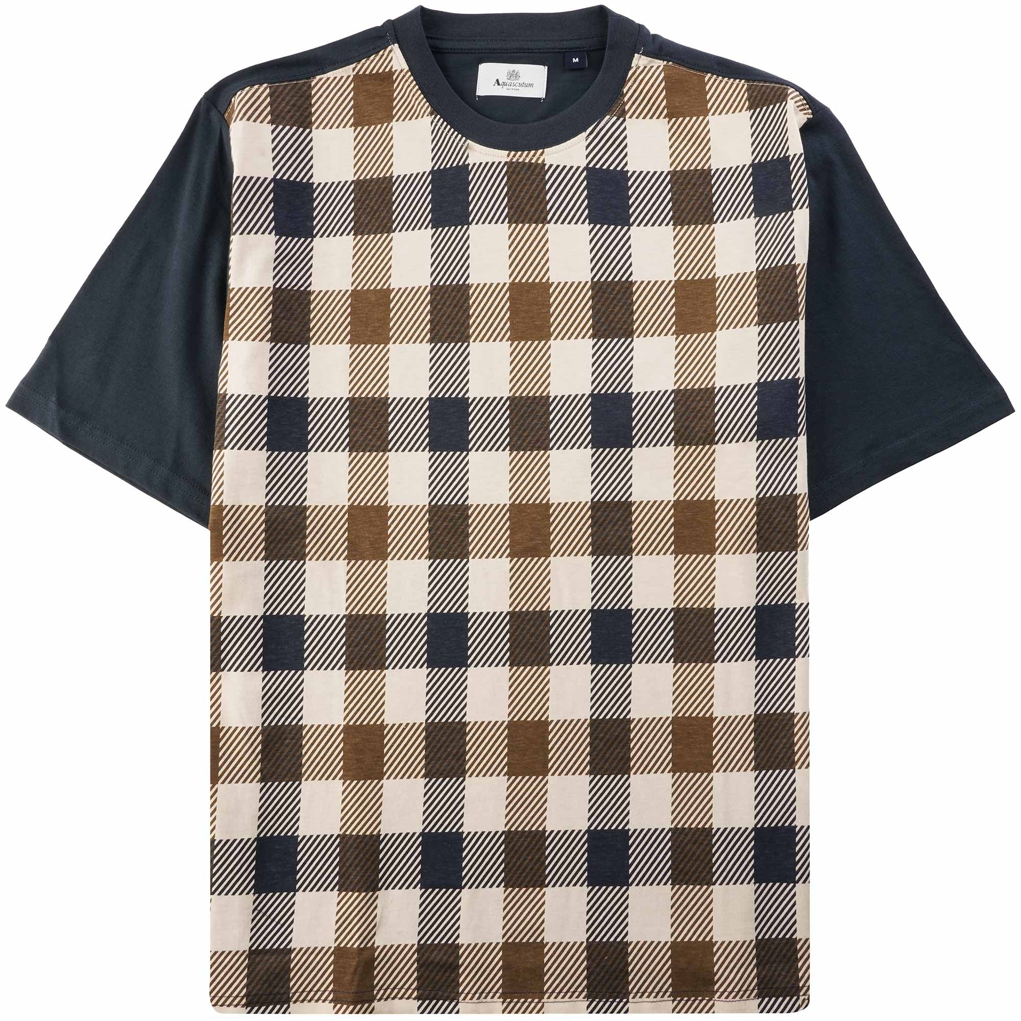 Aquascutum Macro Iconic T-Shirt - Navy