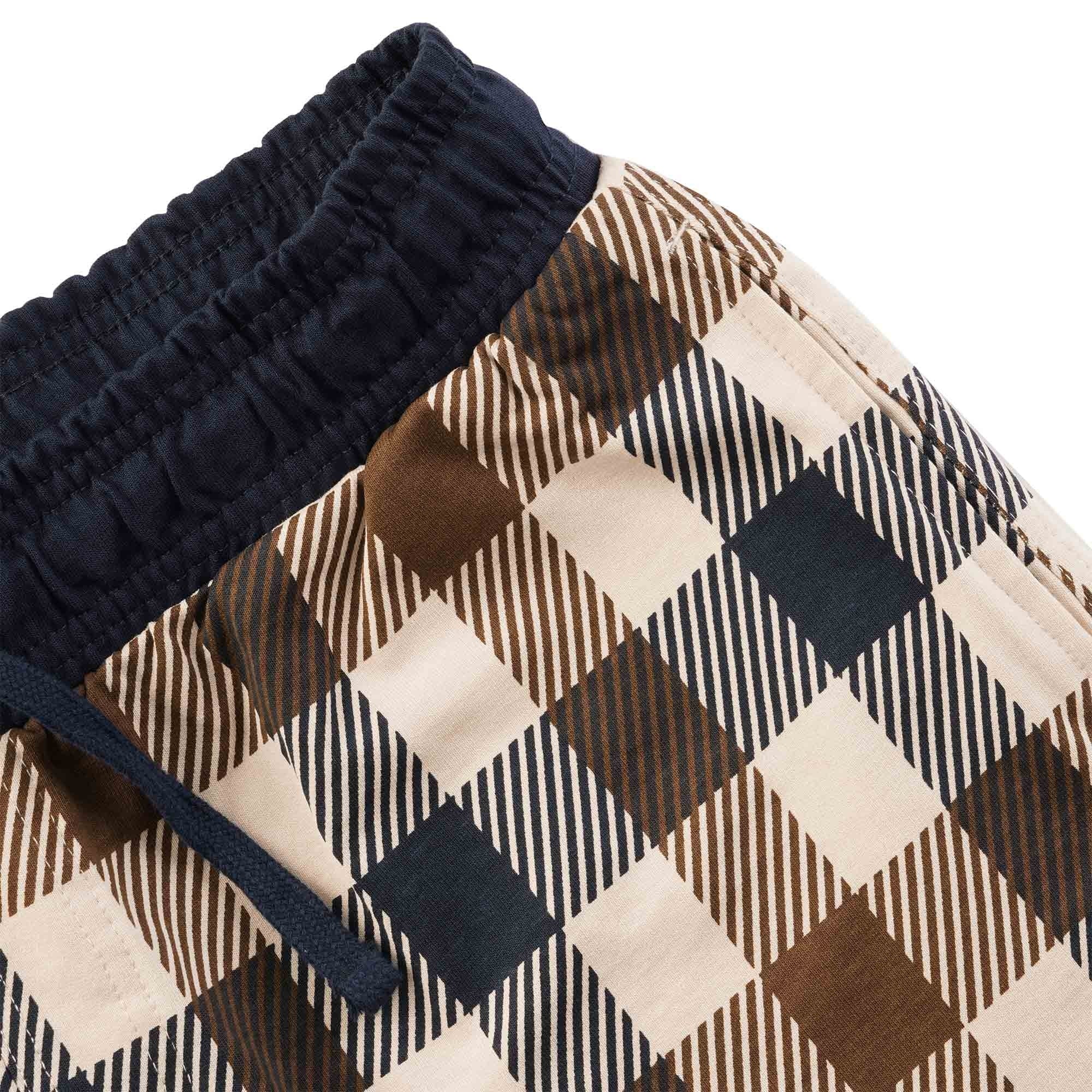 Aquascutum Macro Club Check Sweat Shorts - Navy