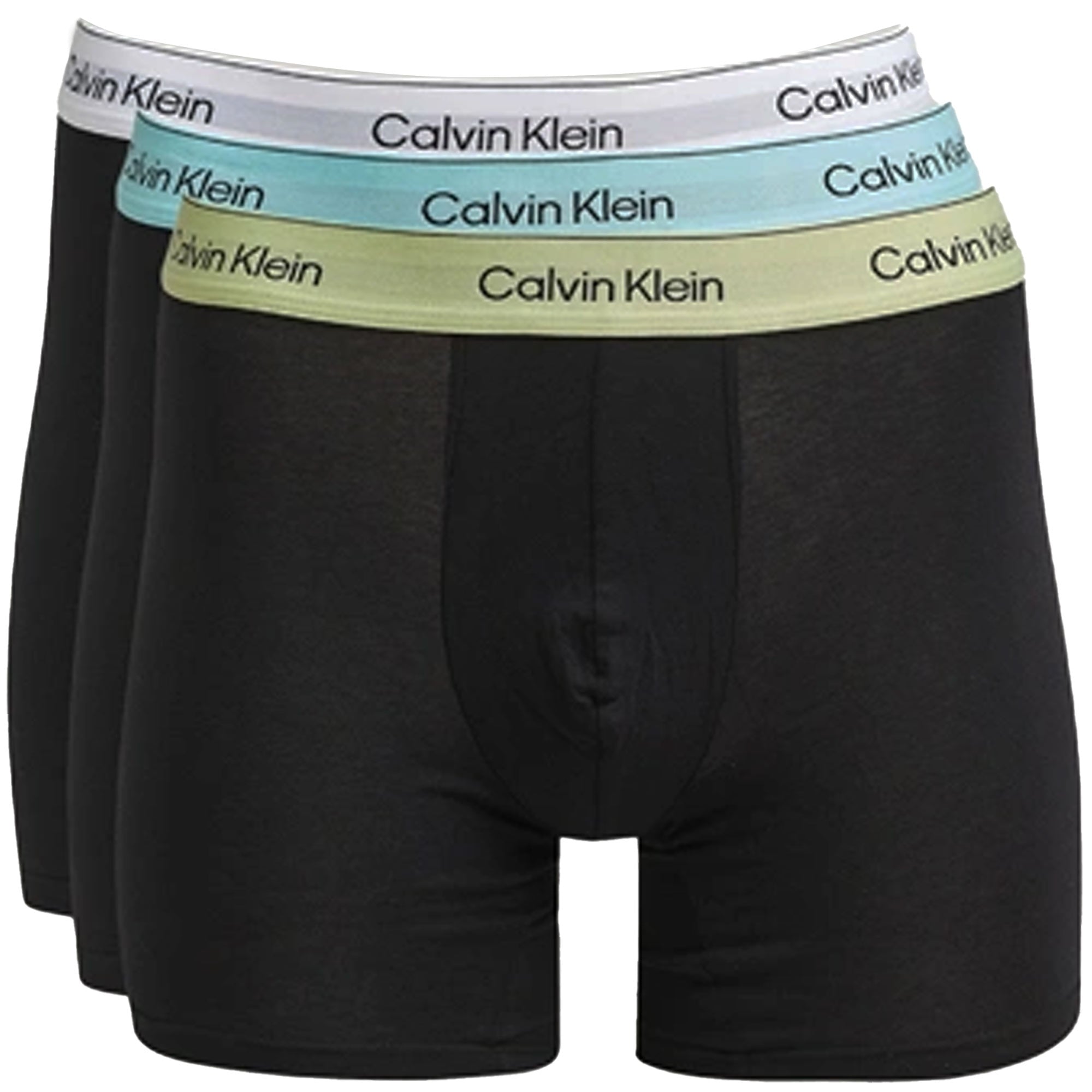 Calvin Klein 3 Pack Boxer Briefs - Icon Cotton Stretch - Black