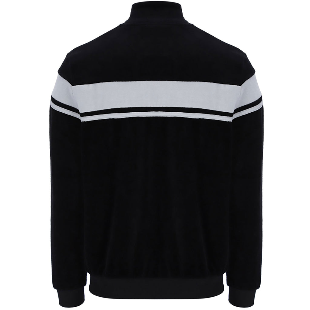 Sergio Tacchini Damarindo Velour Track Jacket - Black