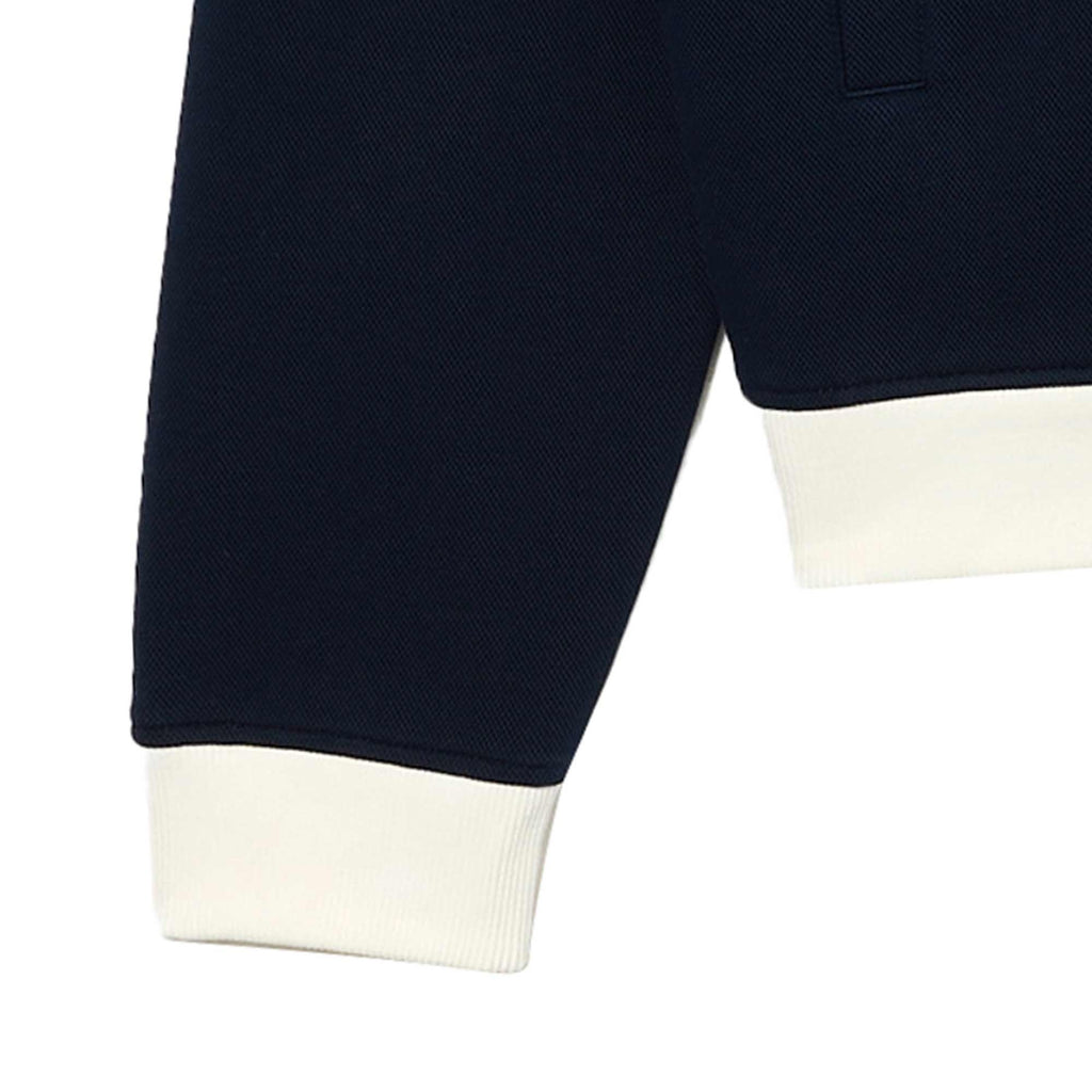 Lacoste Regular Fit Zip-Up Paris Sweatshirt - Navy