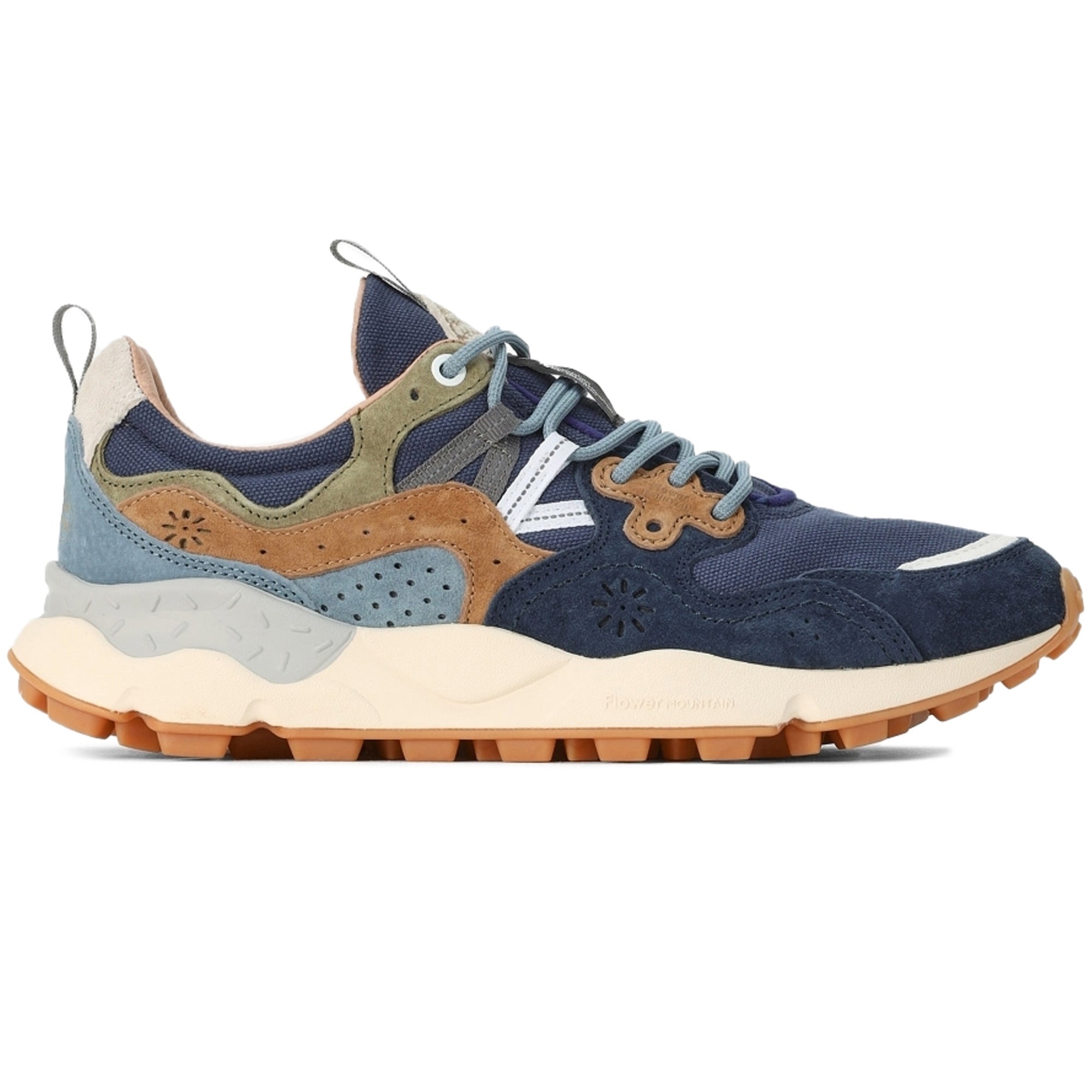 Flower Mountain Yamano 3 Suede/Canvas - Blue