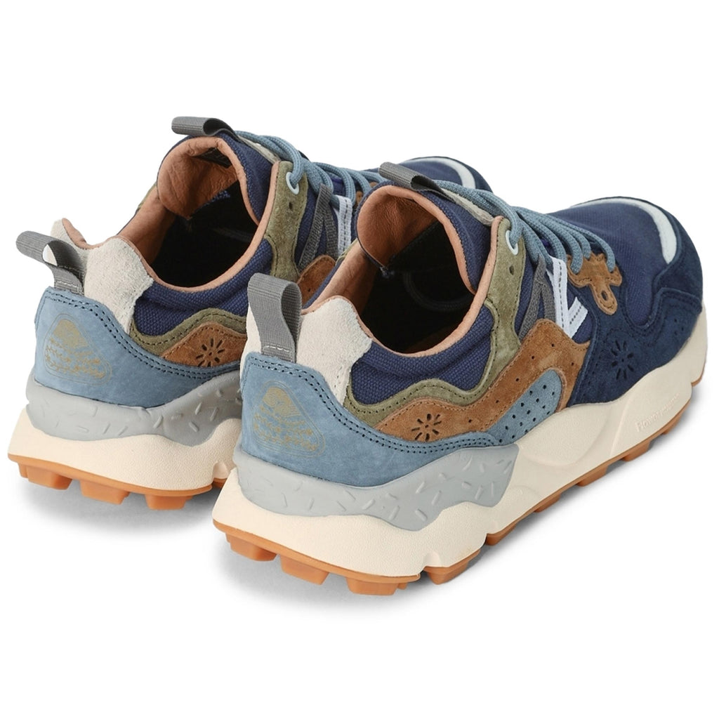 Flower Mountain Yamano 3 Suede/Canvas - Blue