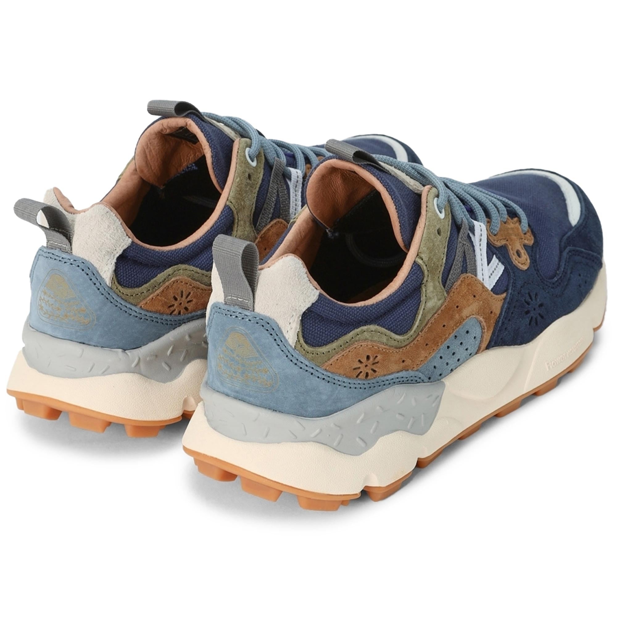 Flower Mountain Yamano 3 Suede/Canvas - Blue