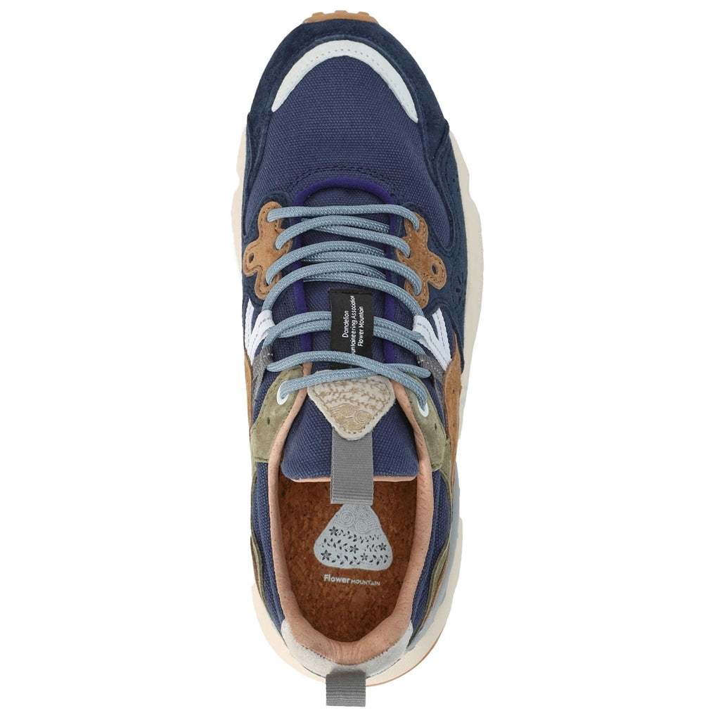 Flower Mountain Yamano 3 Suede/Canvas - Blue