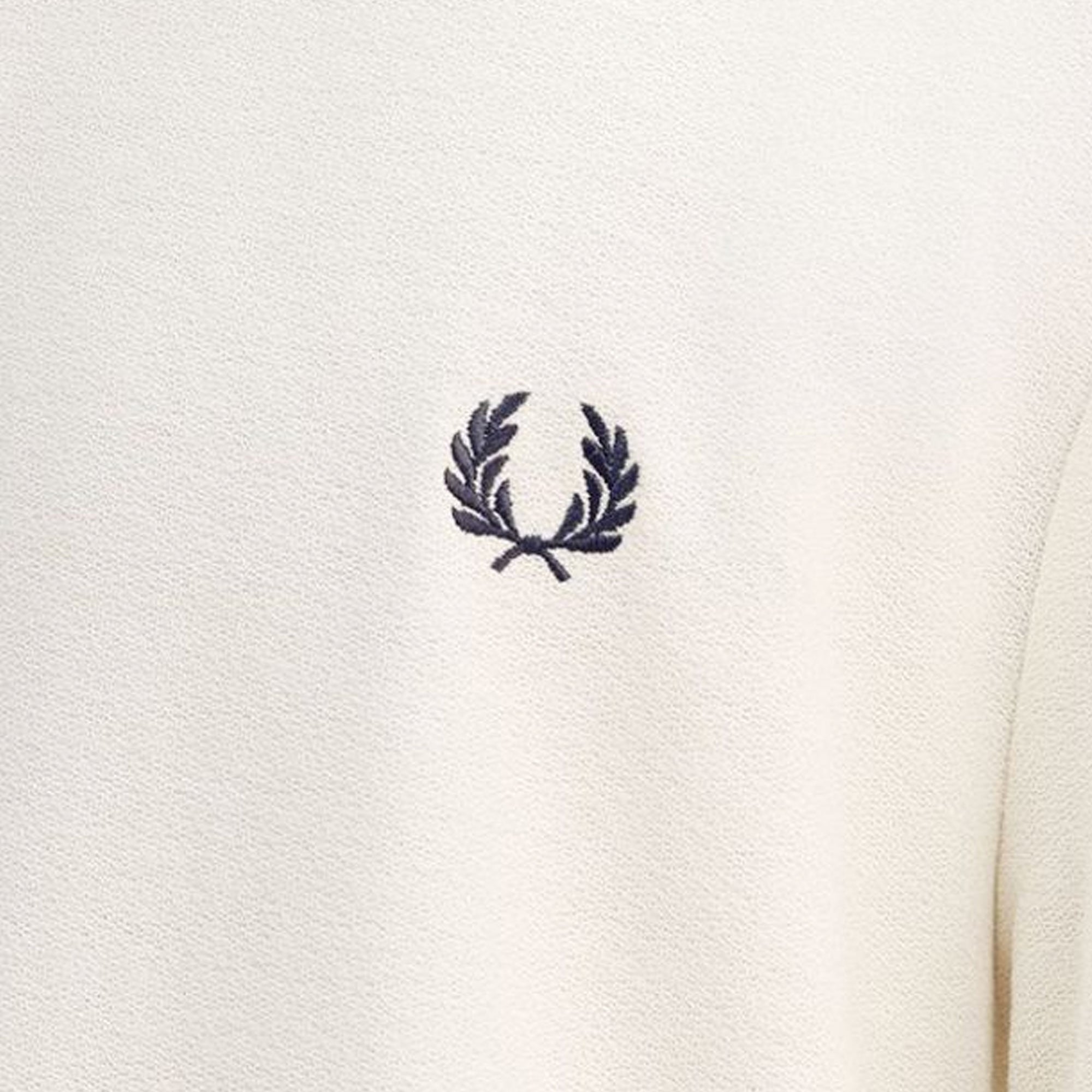 Fred Perry Crepe Piqu T-Shirt - Ecru