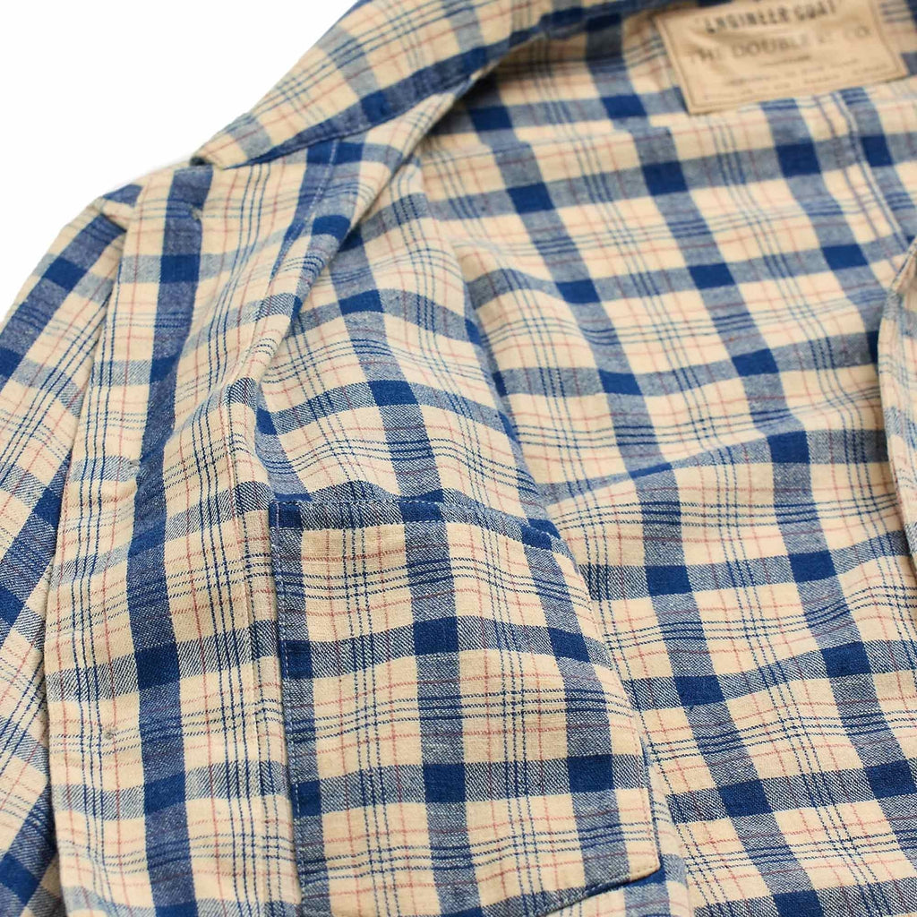 RRL by Ralph Lauren Plaid Twill Engineer Jacket - Indigo