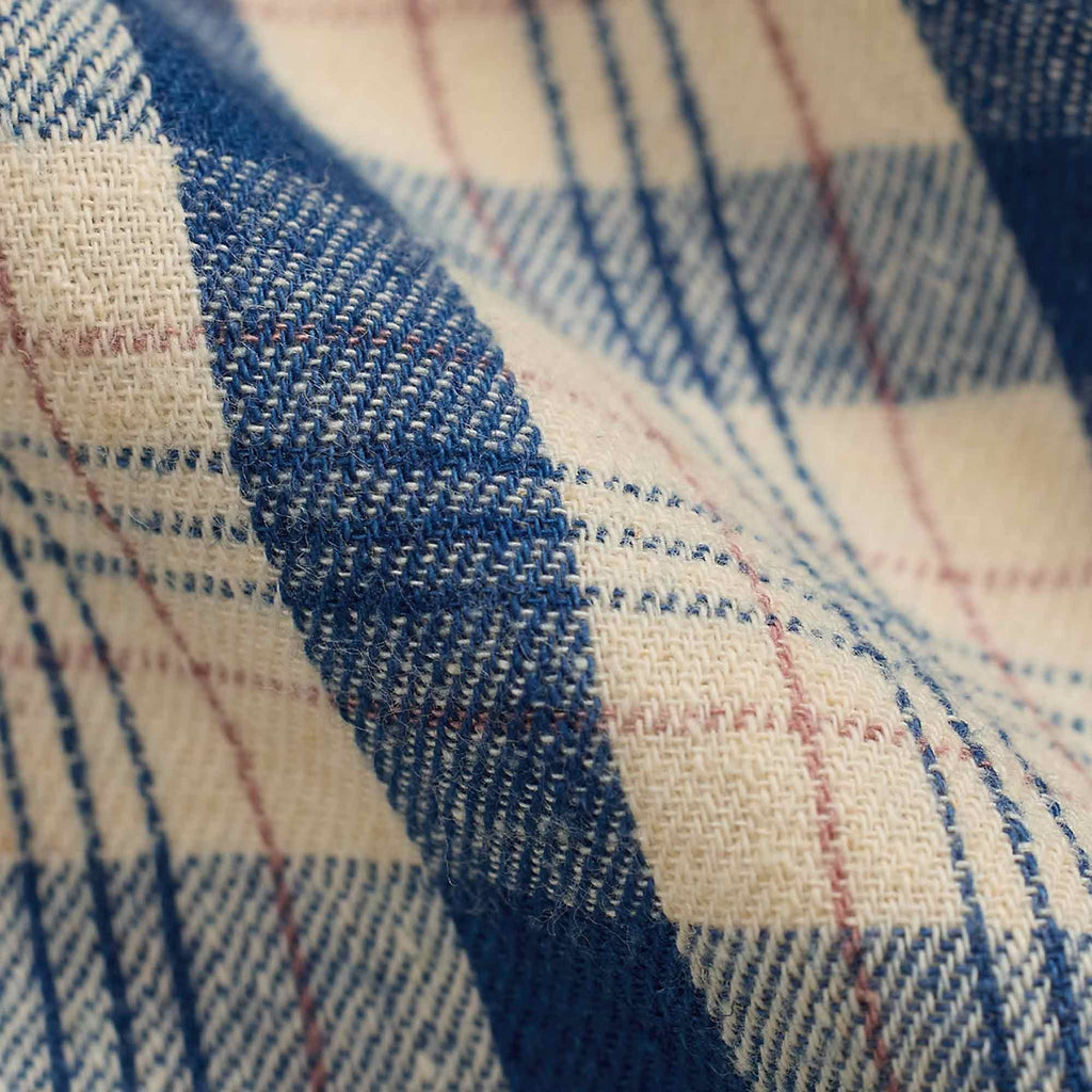 RRL by Ralph Lauren Plaid Twill Engineer Jacket - Indigo