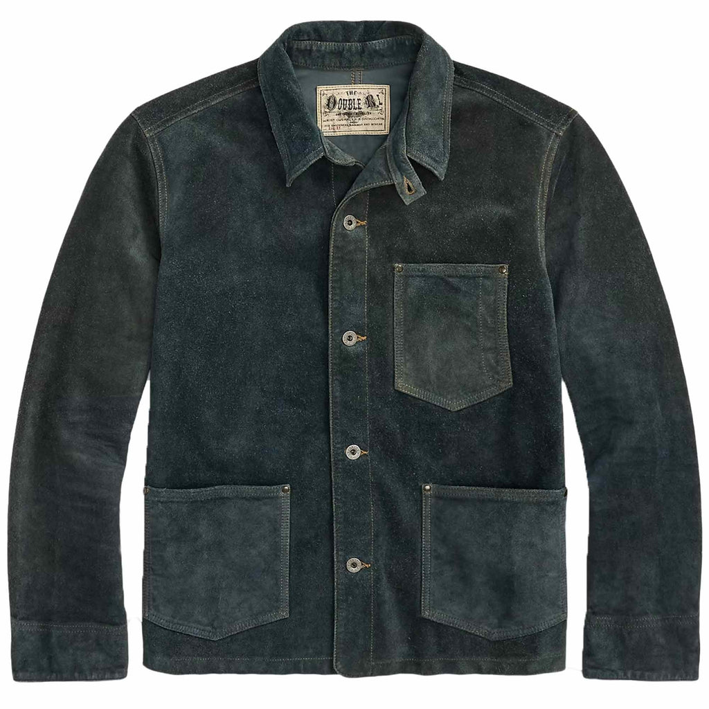RRL by Ralph Lauren Roughout Suede Jacket - Indigo