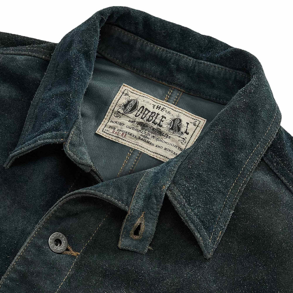 RRL by Ralph Lauren Roughout Suede Jacket - Indigo