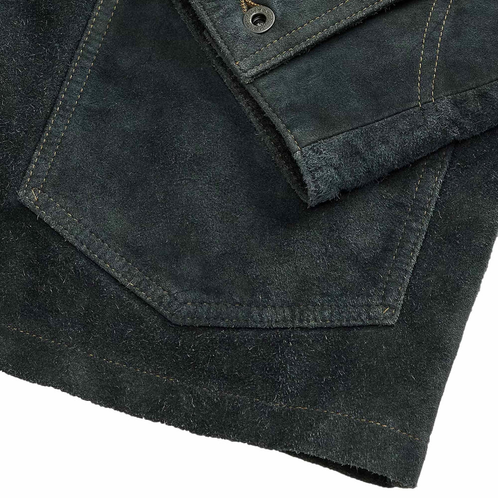 RRL by Ralph Lauren Roughout Suede Jacket - Indigo