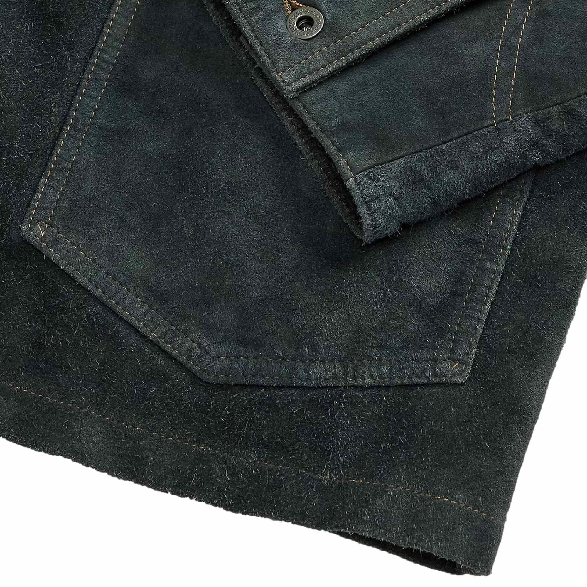 RRL by Ralph Lauren Roughout Suede Jacket - Indigo