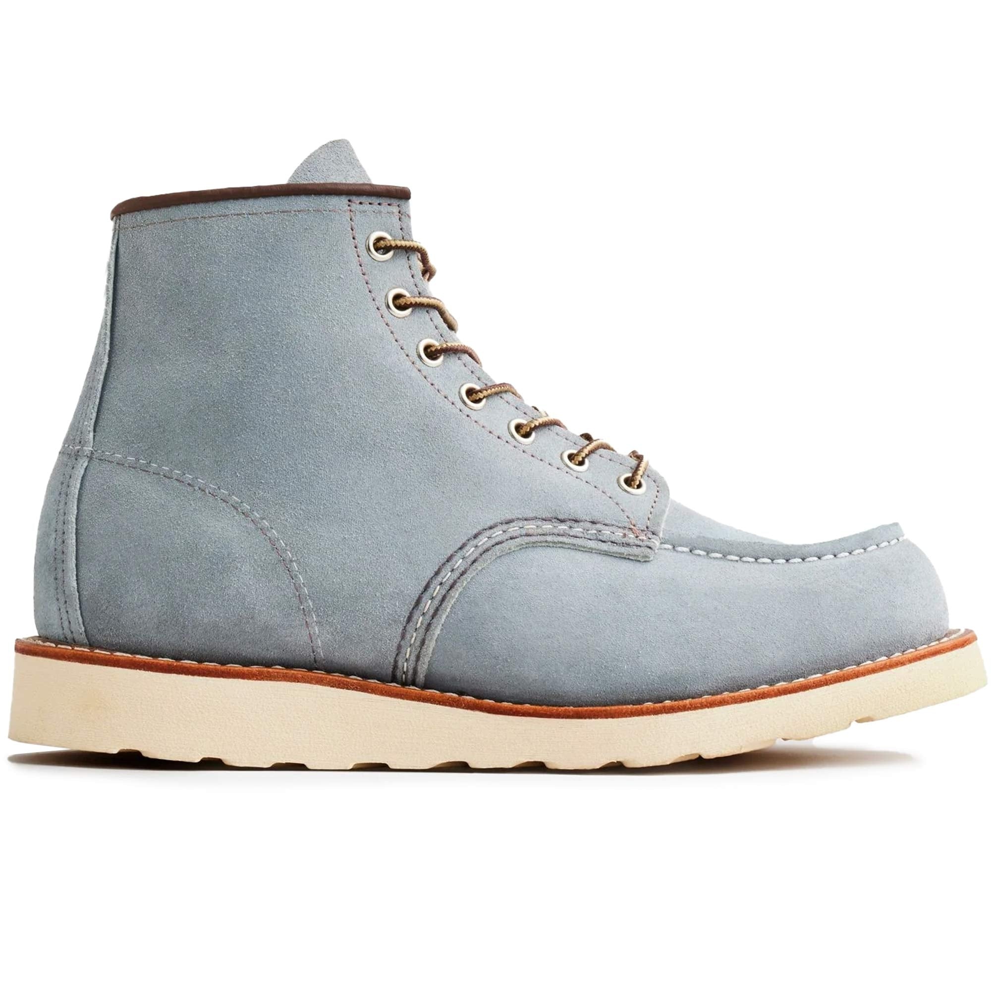 Red Wing Classic Moc Toe Boots - Dusty Blue