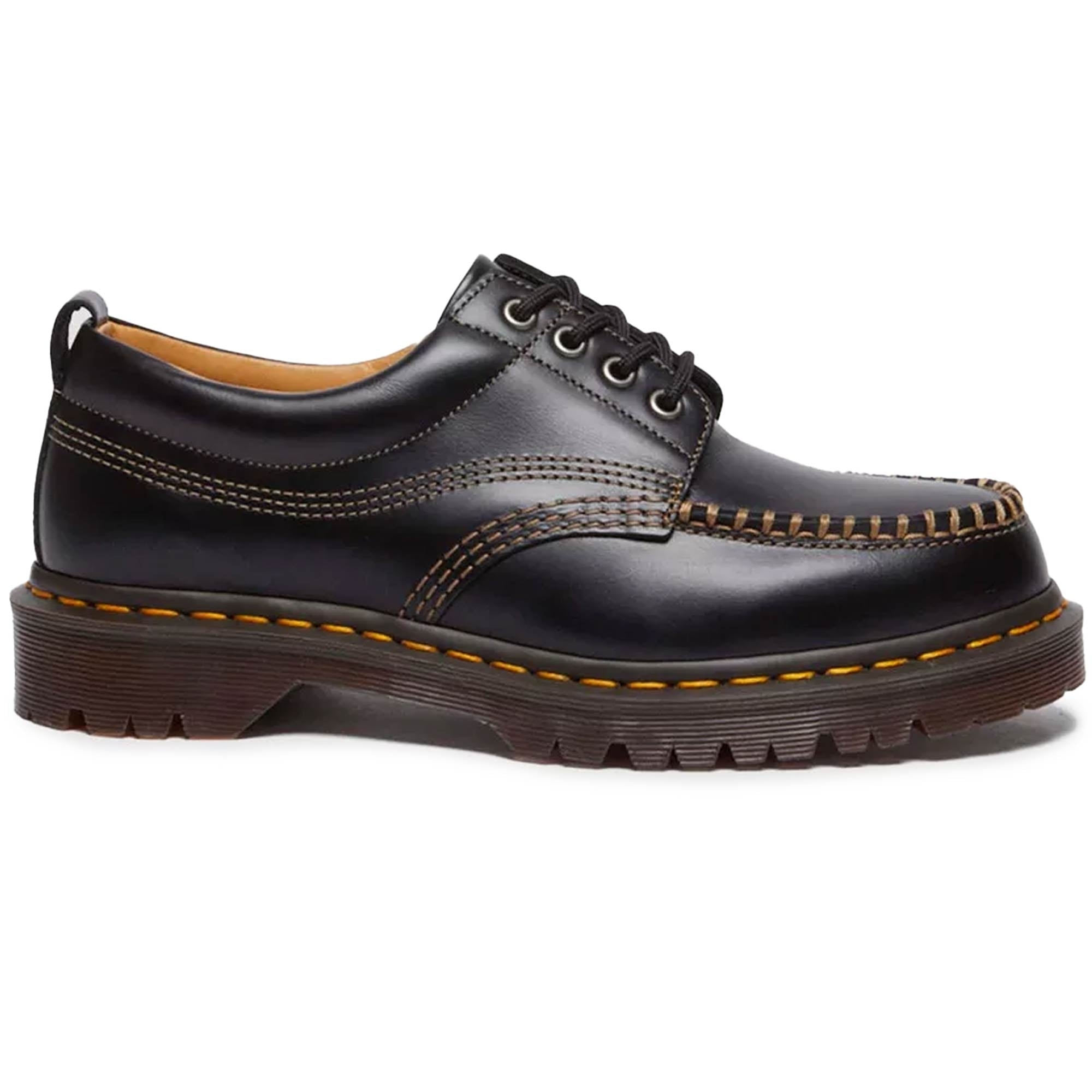 Lowell 4-Eye Moc Toe Shoe - Black