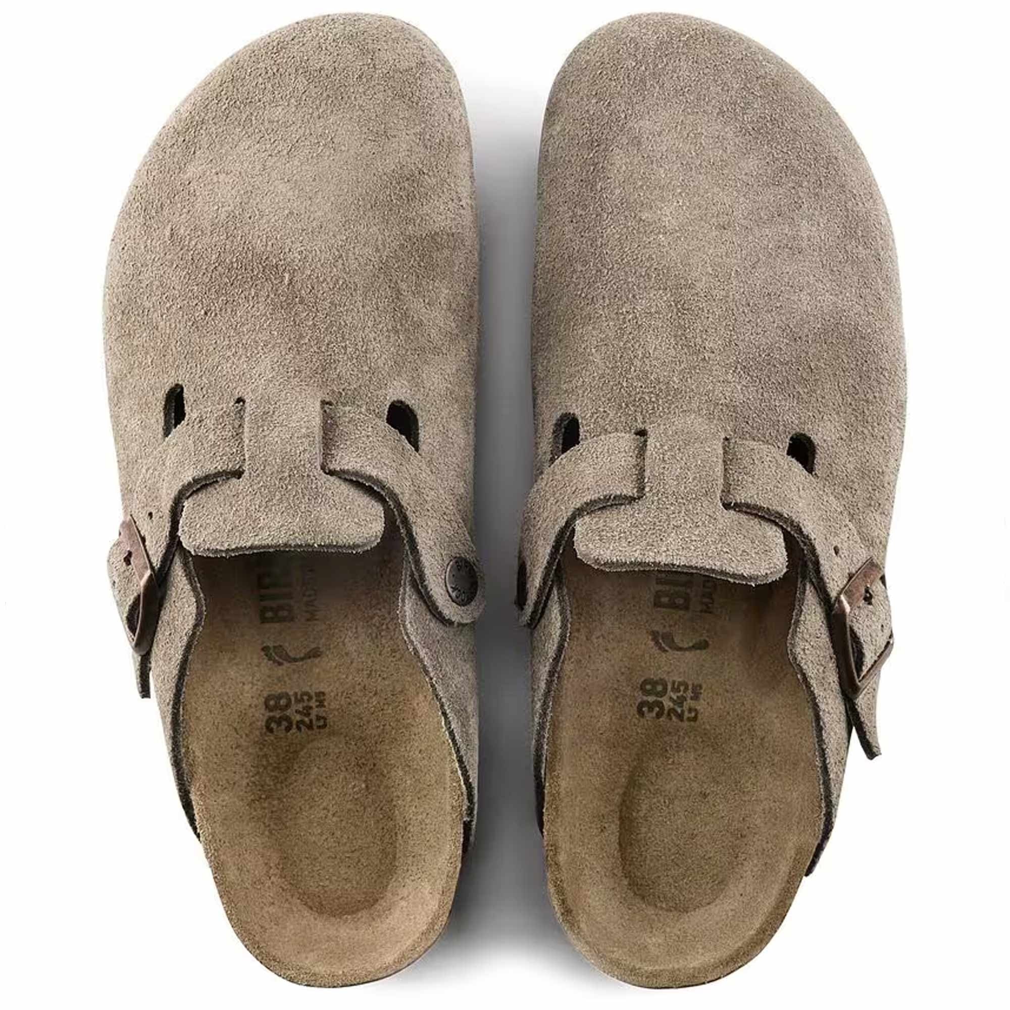 Boston Suede Leather - Taupe
