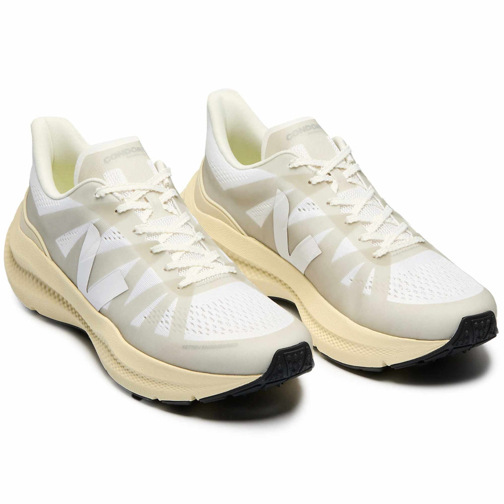 Veja Women's Condor 3 Engineered-Mesh - Full White