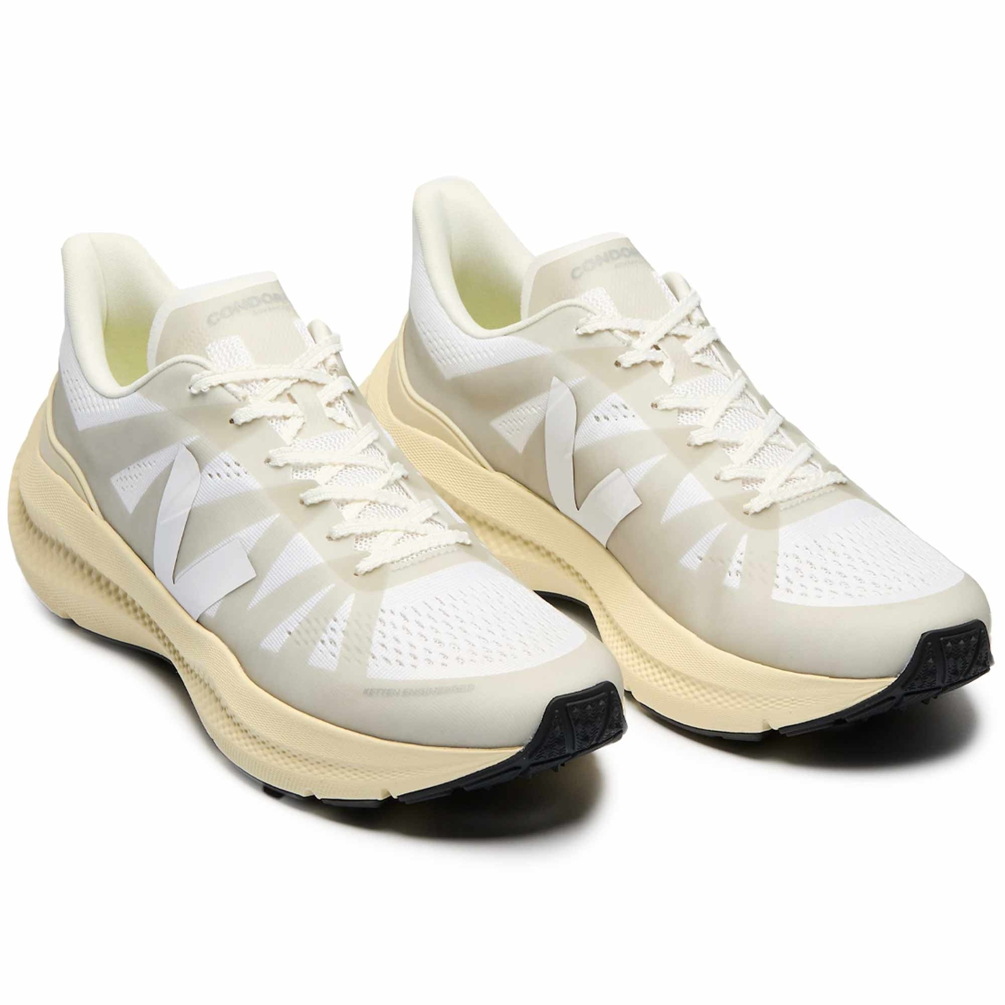 Veja Women's Condor 3 Engineered-Mesh - Full White
