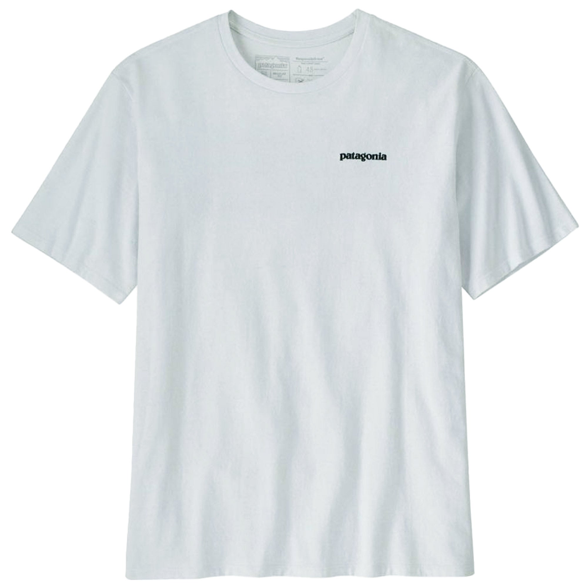 Patagonia P-6 Logo Responsibili-Tee¨ - White Blue