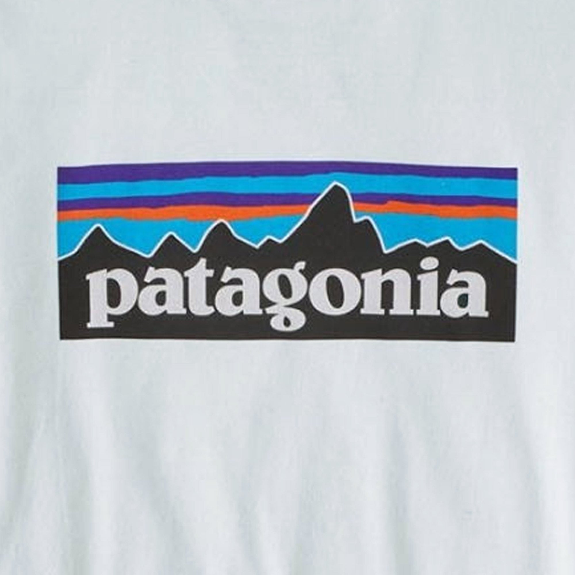 Patagonia P-6 Logo Responsibili-Tee¨ - White Blue