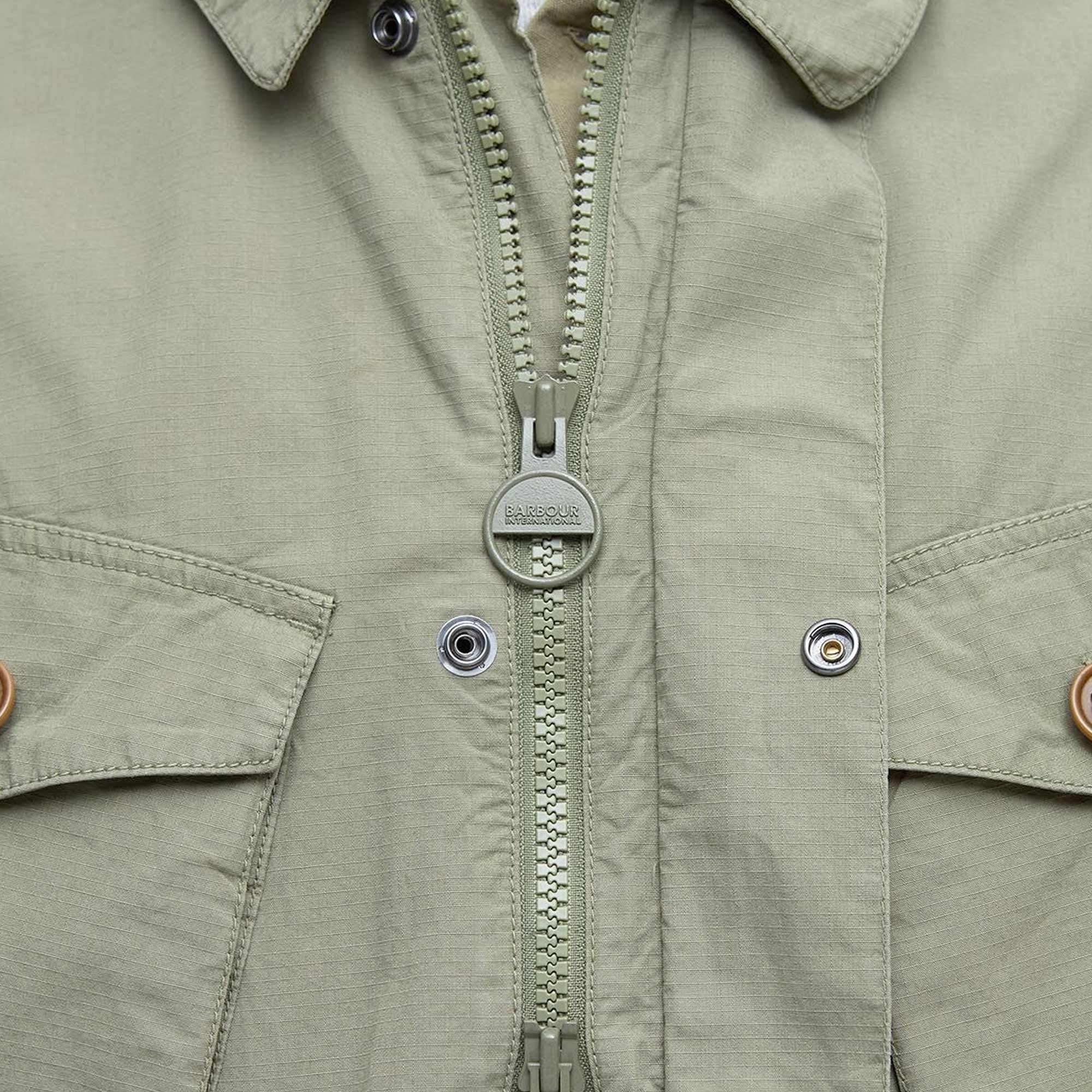 Barbour International Boyer Casual Jacket - Bleached Olive