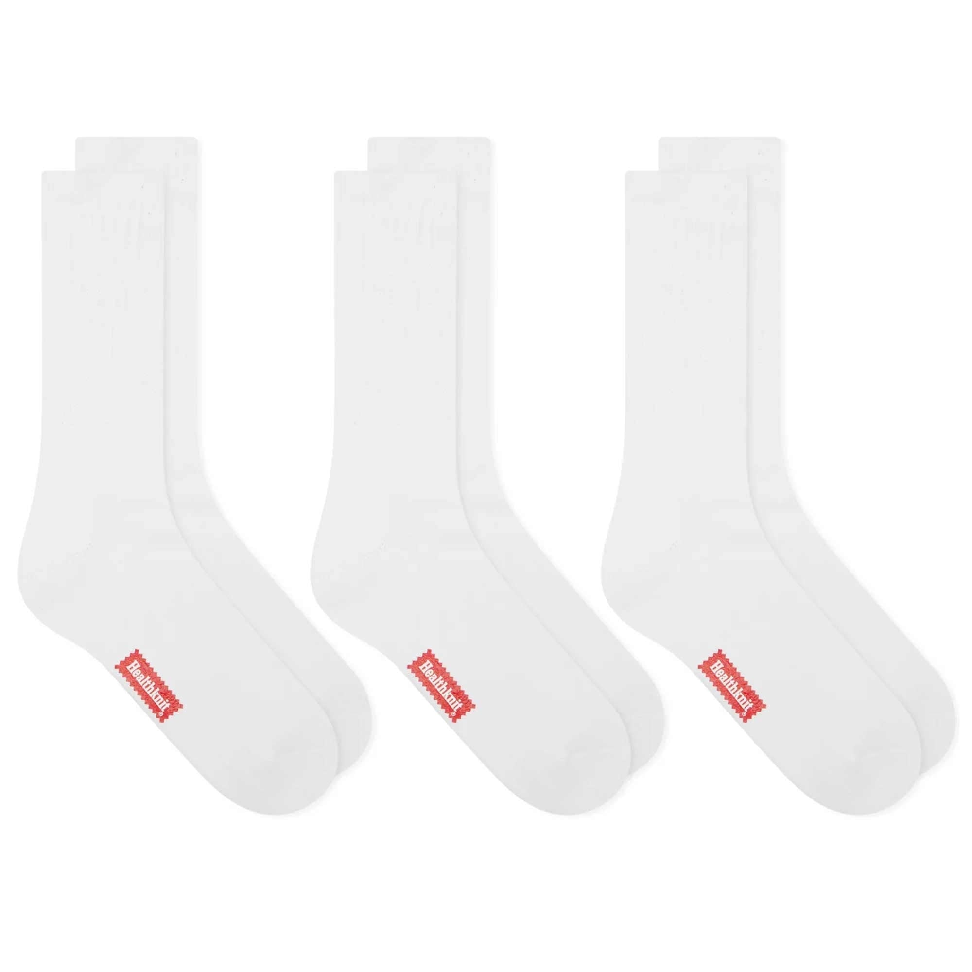 3 Pack Socks - White