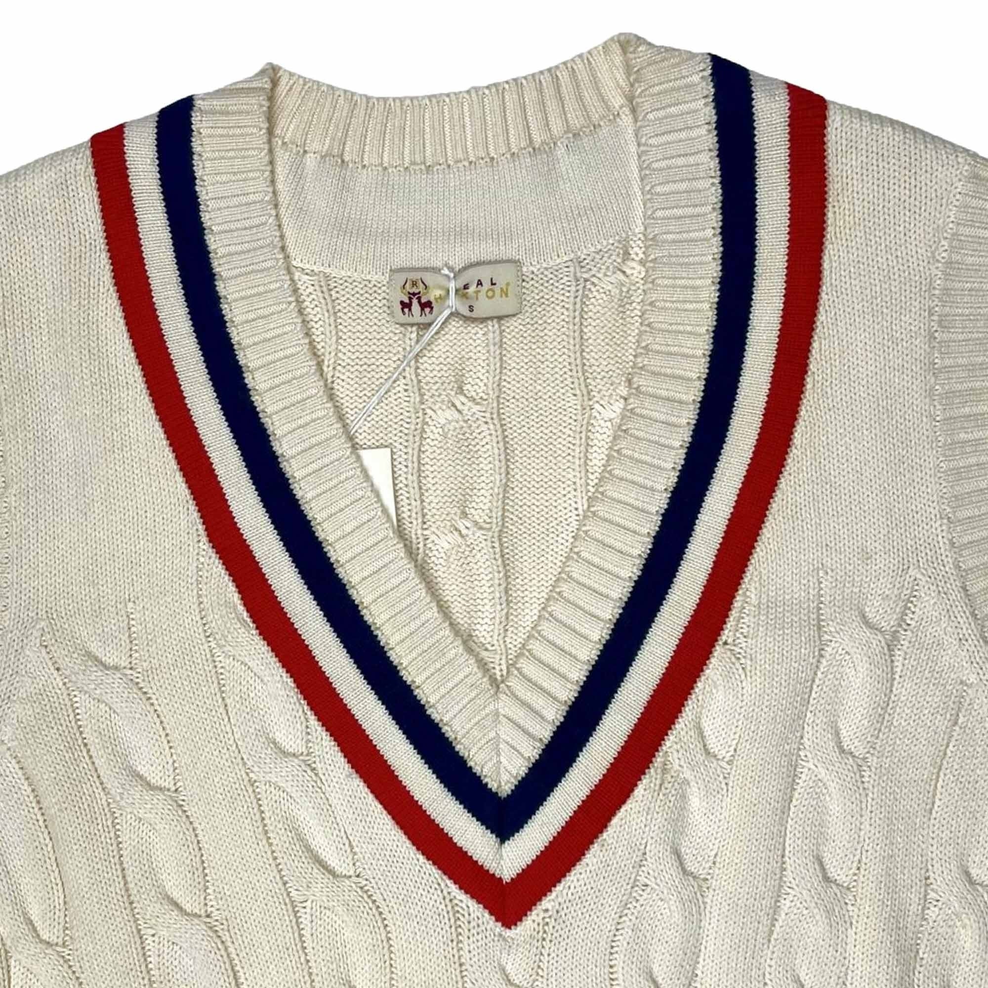 British NRW Cricket Vest - Off White
