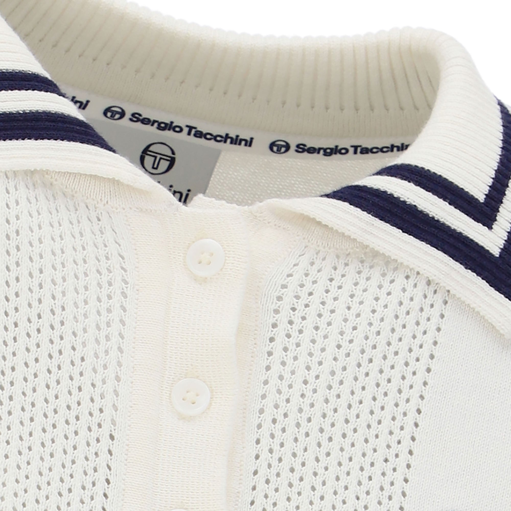 Sergio Tacchini Women's Reggi Knitted Polo Shirt - Gardenia