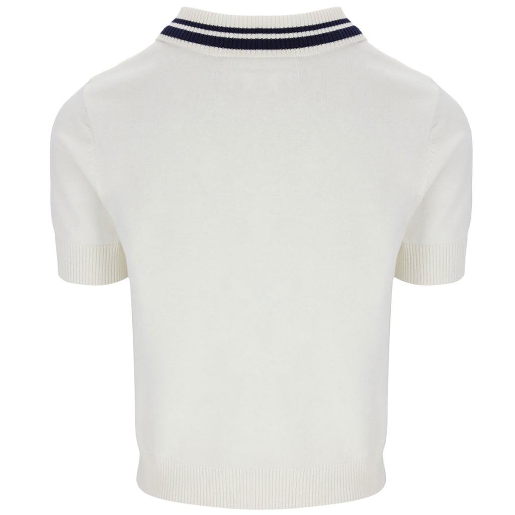 Sergio Tacchini Women's Reggi Knitted Polo Shirt - Gardenia