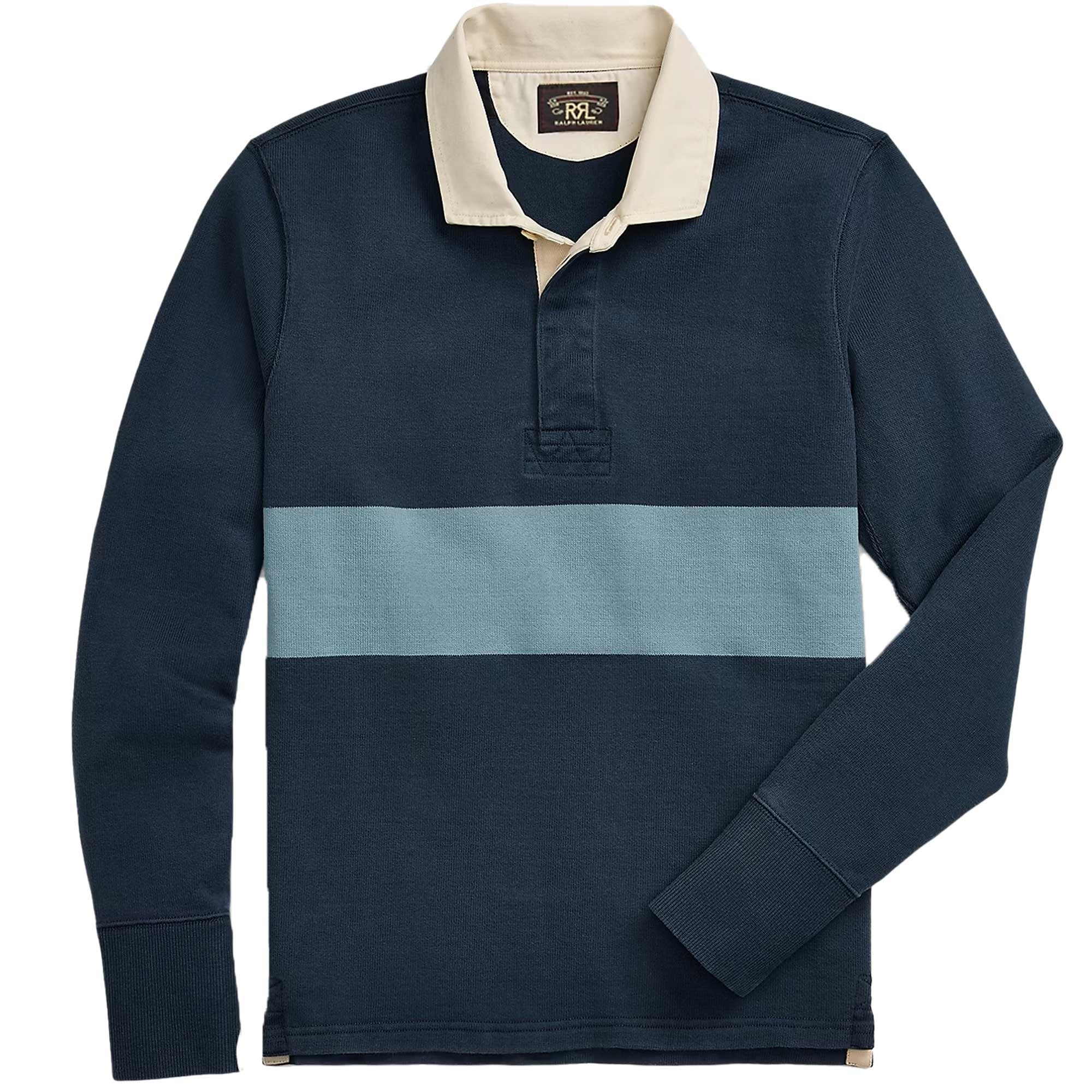 RRL by Ralph Lauren Rugby Shirt - Blue