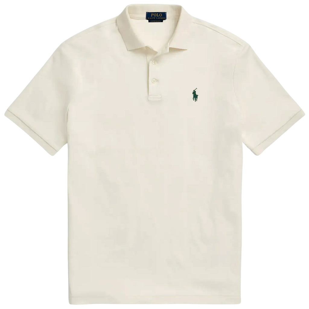 Polo Ralph Lauren Short Sleeve Knit Polo Shirt - Cream