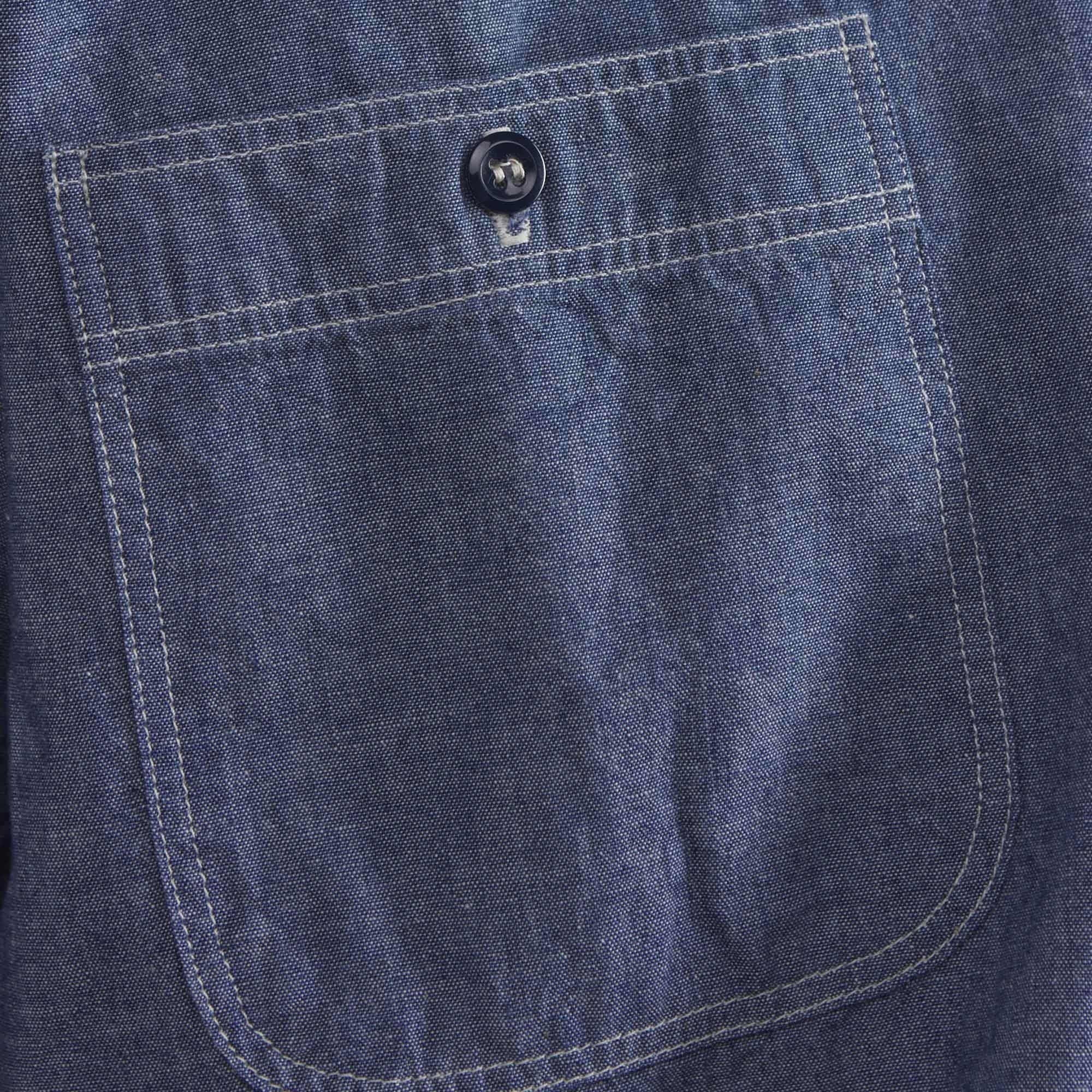 OrSlow Chambray Work Shirt - Blue